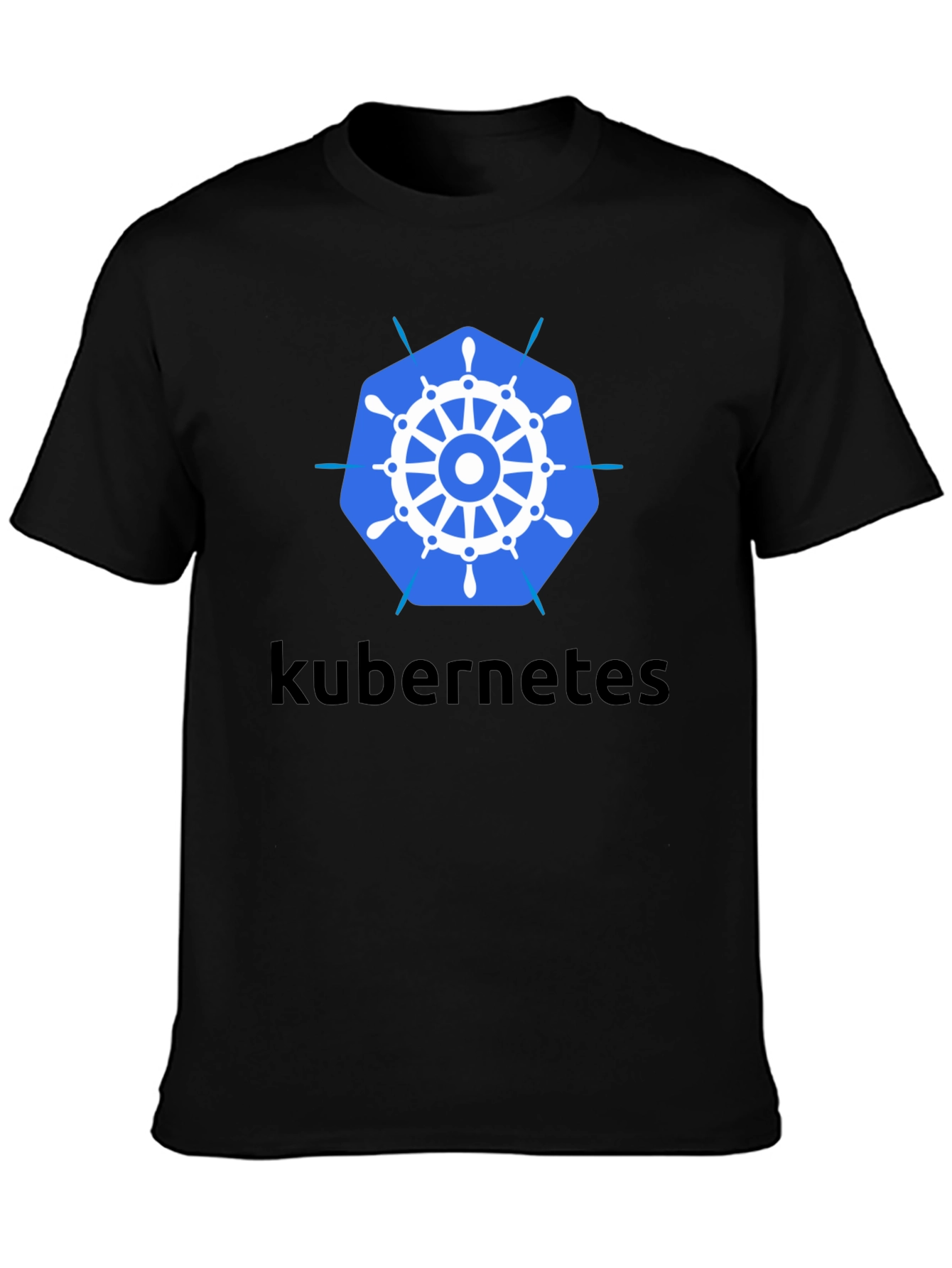 Kubernetes T-Shirt - Black Cotton Blend Tee