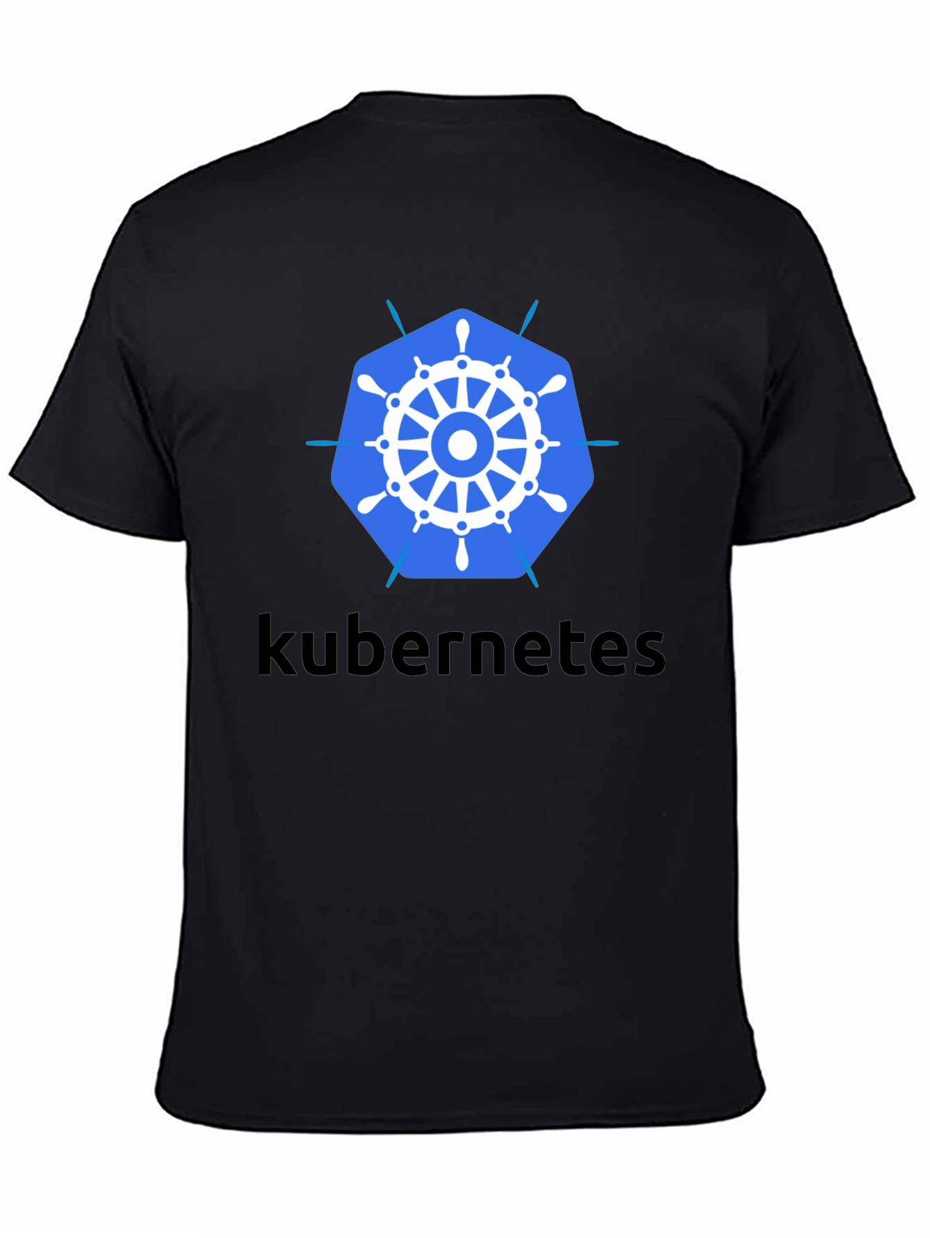 Kubernetes T-Shirt - Black Cotton Blend Tee