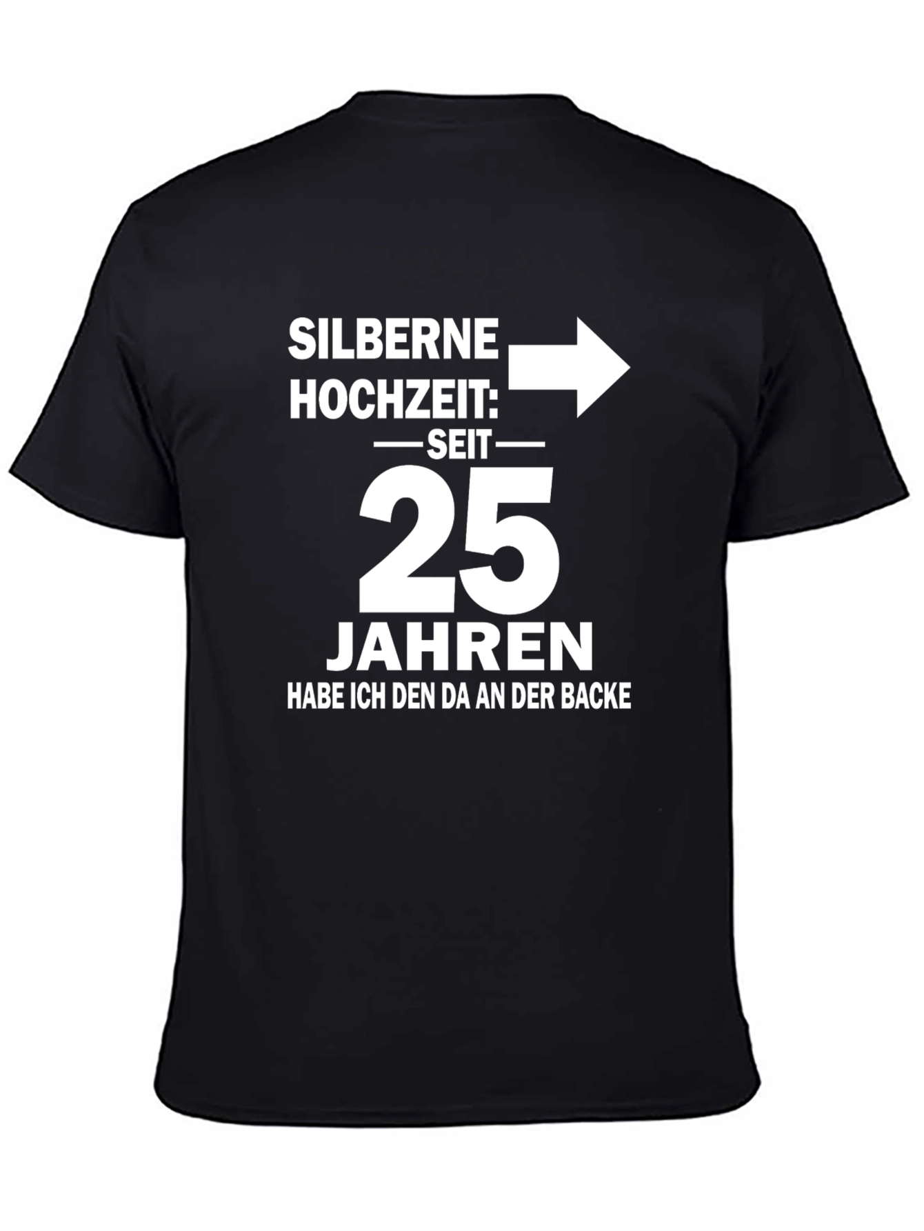 25th Anniversary T-Shirt - Silver Wedding
