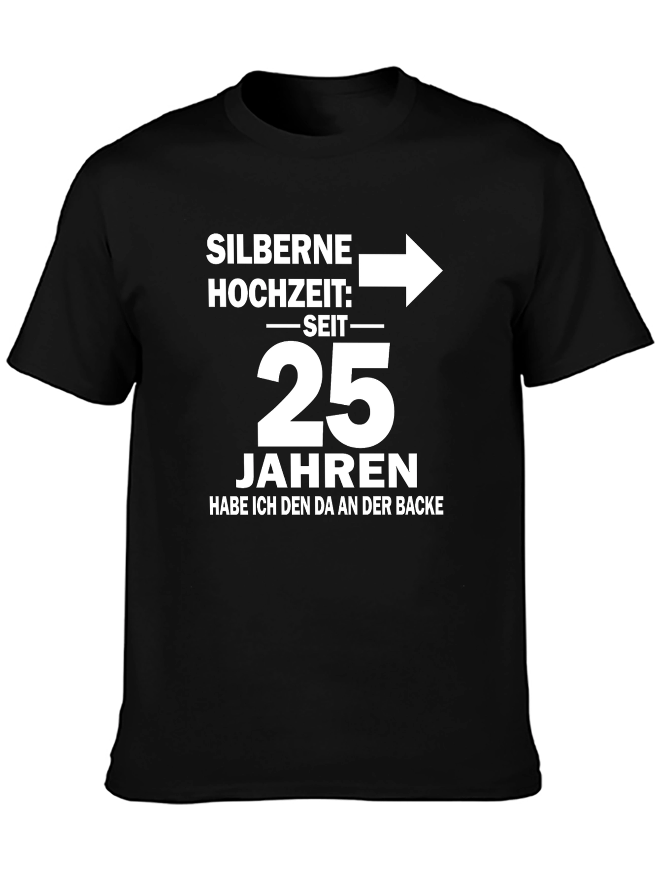 25th Anniversary T-Shirt - Silver Wedding