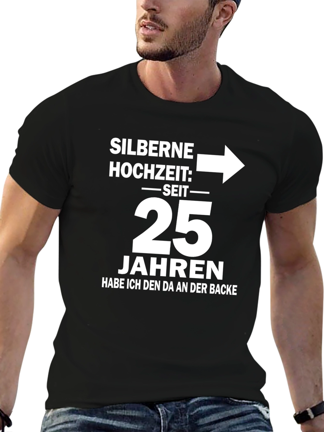 25th Anniversary T-Shirt - Silver Wedding