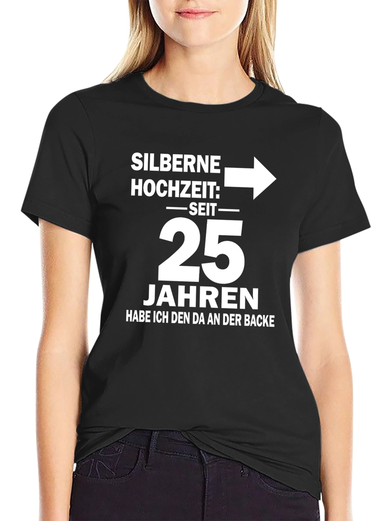25th Anniversary T-Shirt - Silver Wedding