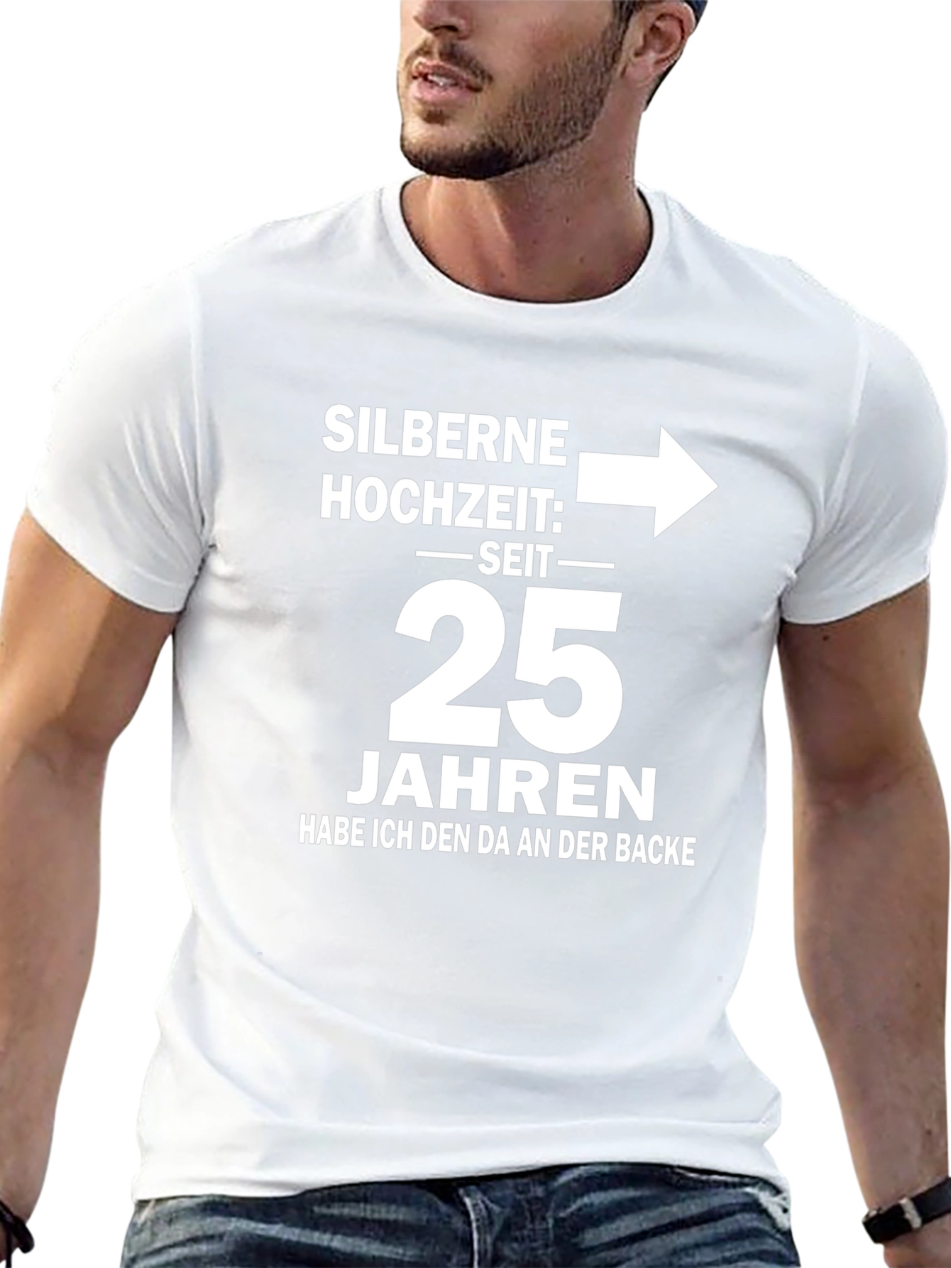 25th Anniversary T-Shirt - Silver Wedding