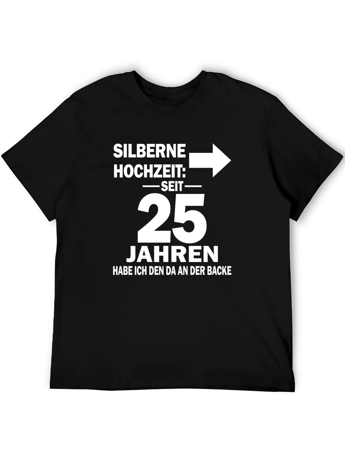 25th Anniversary T-Shirt - Silver Wedding