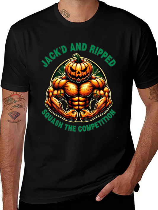 Jackd and Ripped Halloween Gym T-Shirt