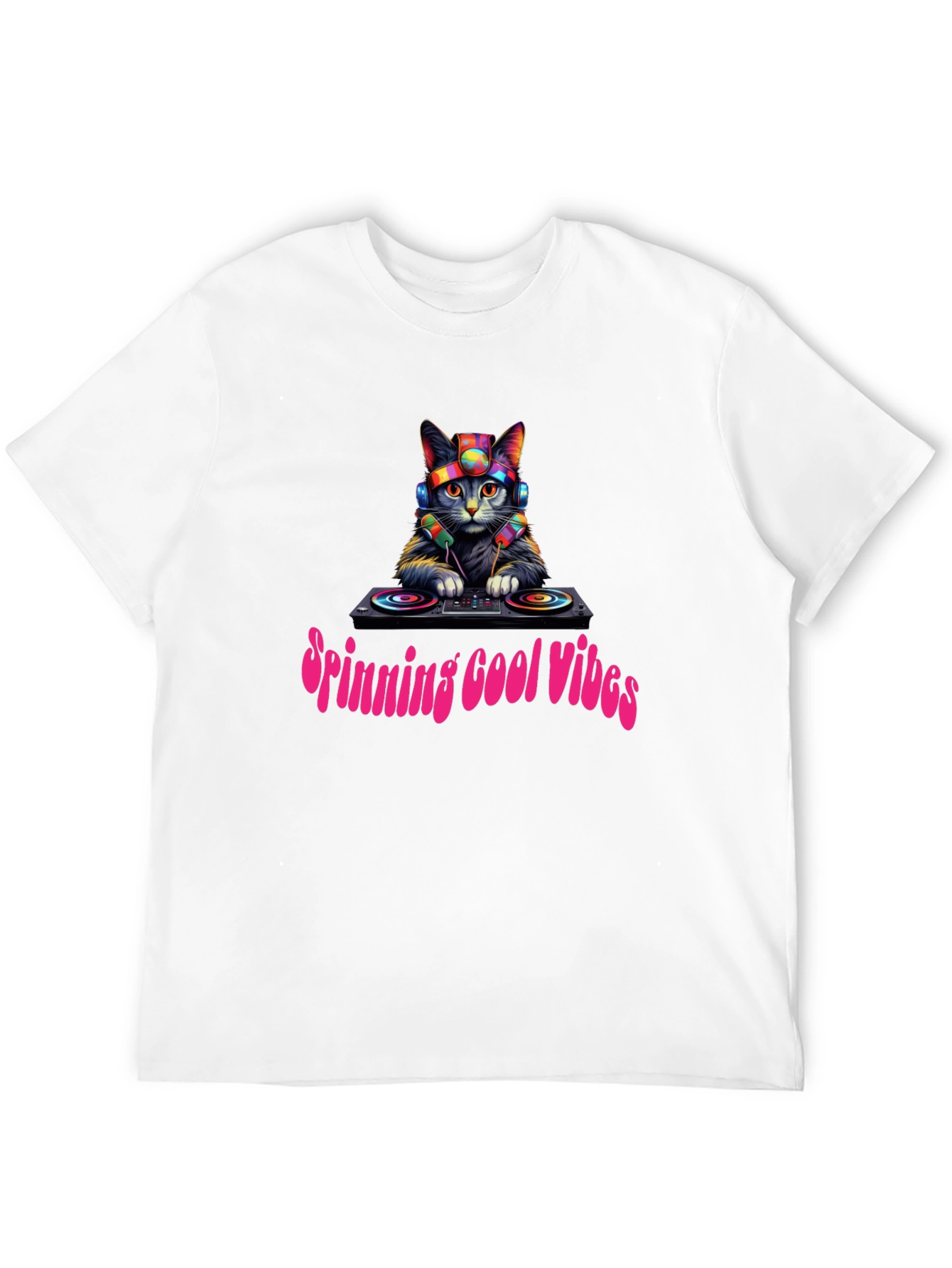 Cool Cat DJ Graphic Tee