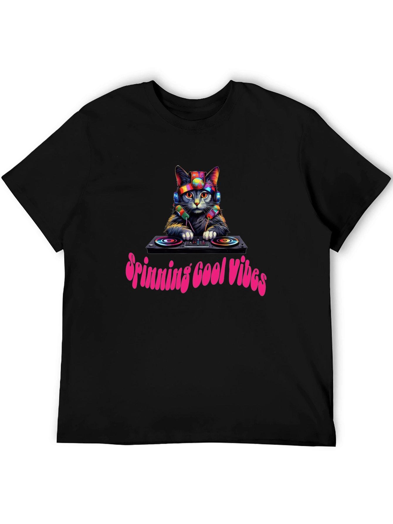 Cool Cat DJ Graphic Tee