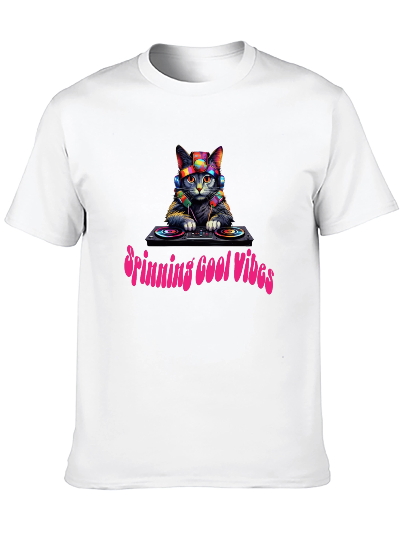 Cool Cat DJ Graphic Tee