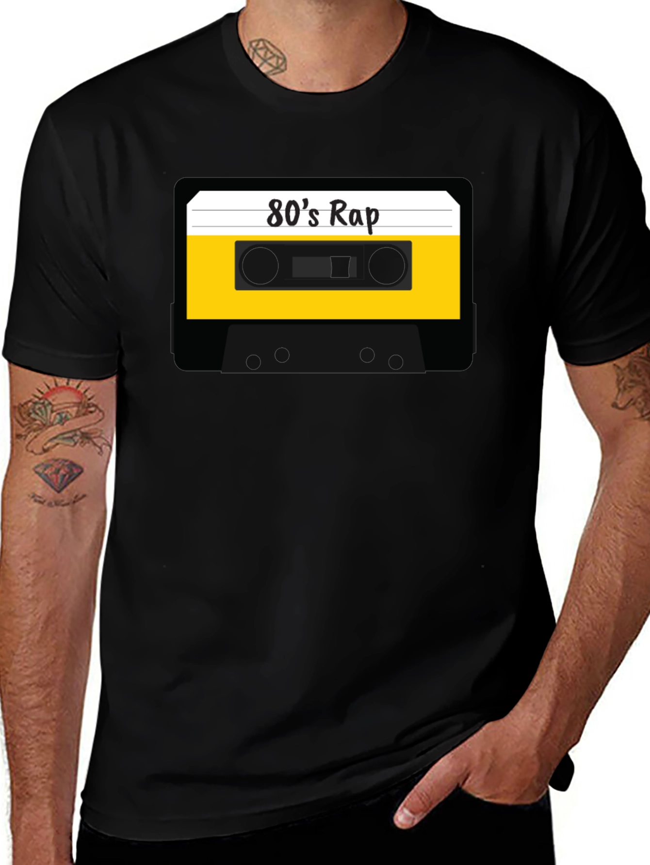 80s Rap Cassette Graphic T-Shirt