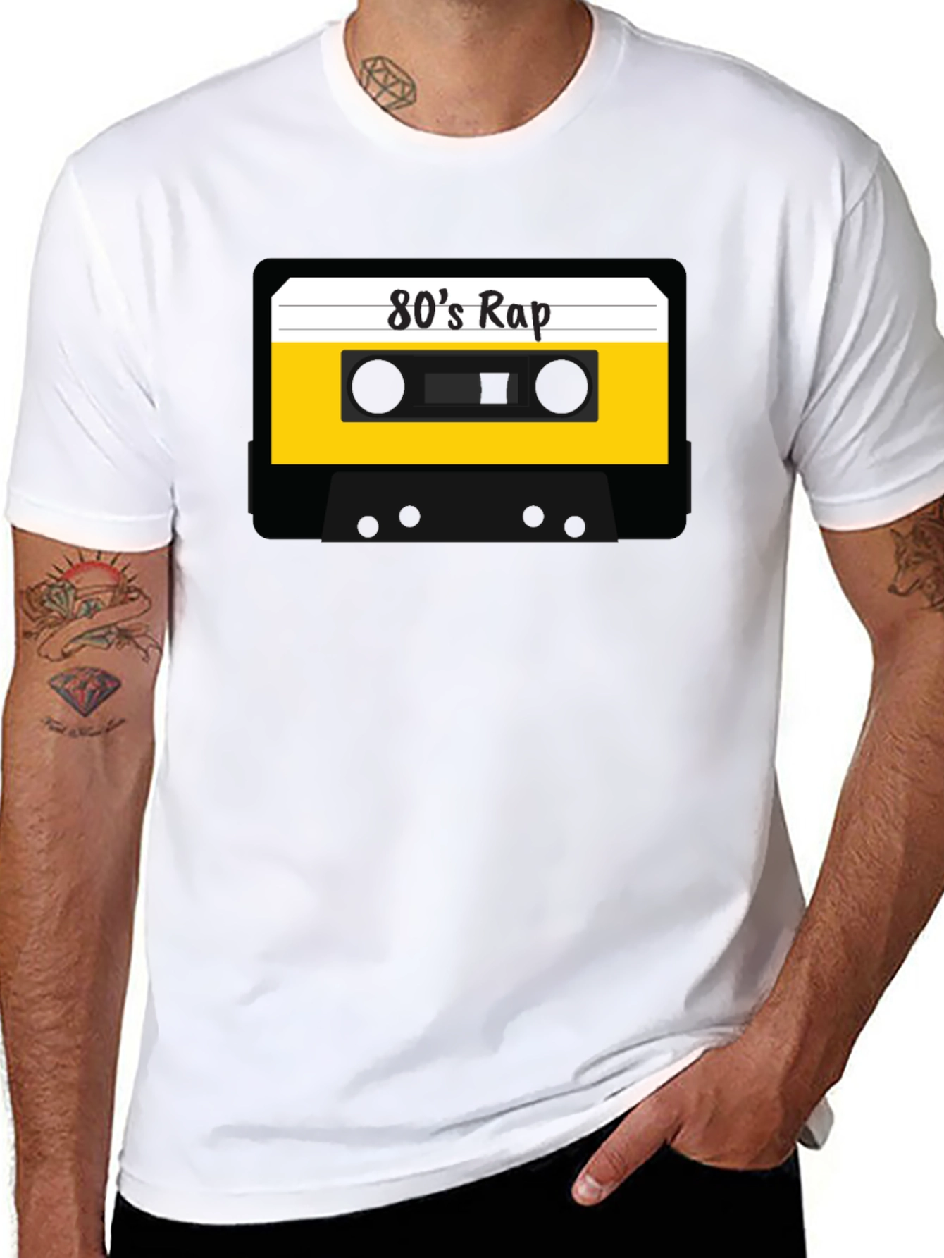 80s Rap Cassette Graphic T-Shirt