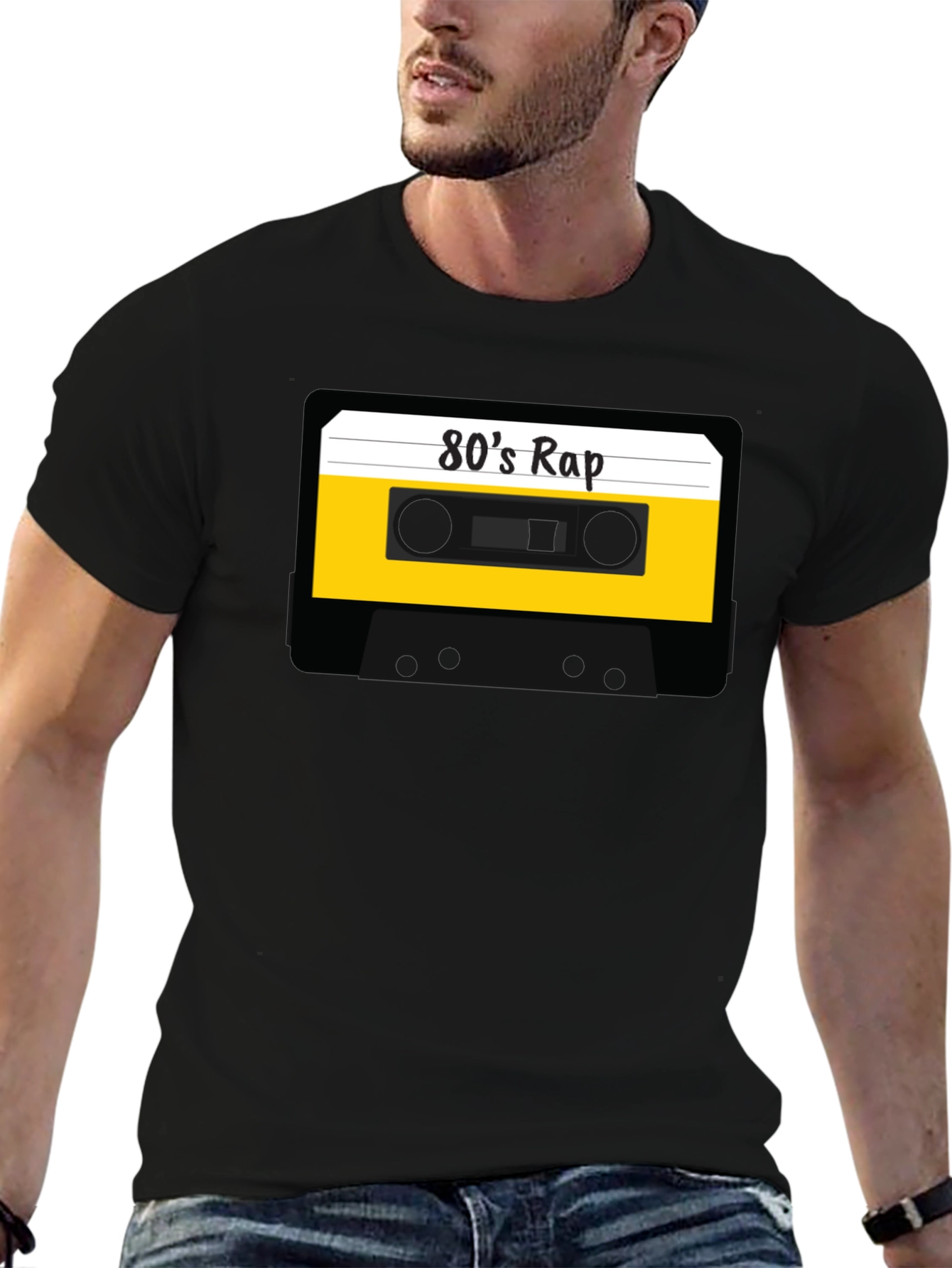 80s Rap Cassette Graphic T-Shirt