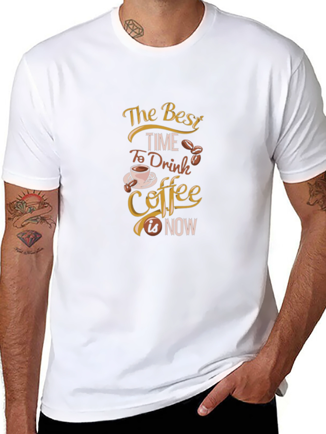 Coffee Lovers T-Shirt: The Best Time is Now