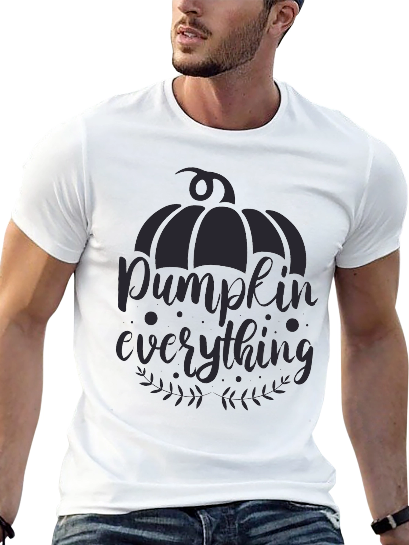 Pumpkin Everything Black Graphic Tee