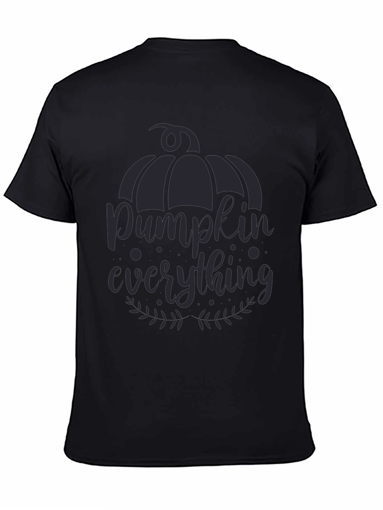 Pumpkin Everything Black Graphic Tee