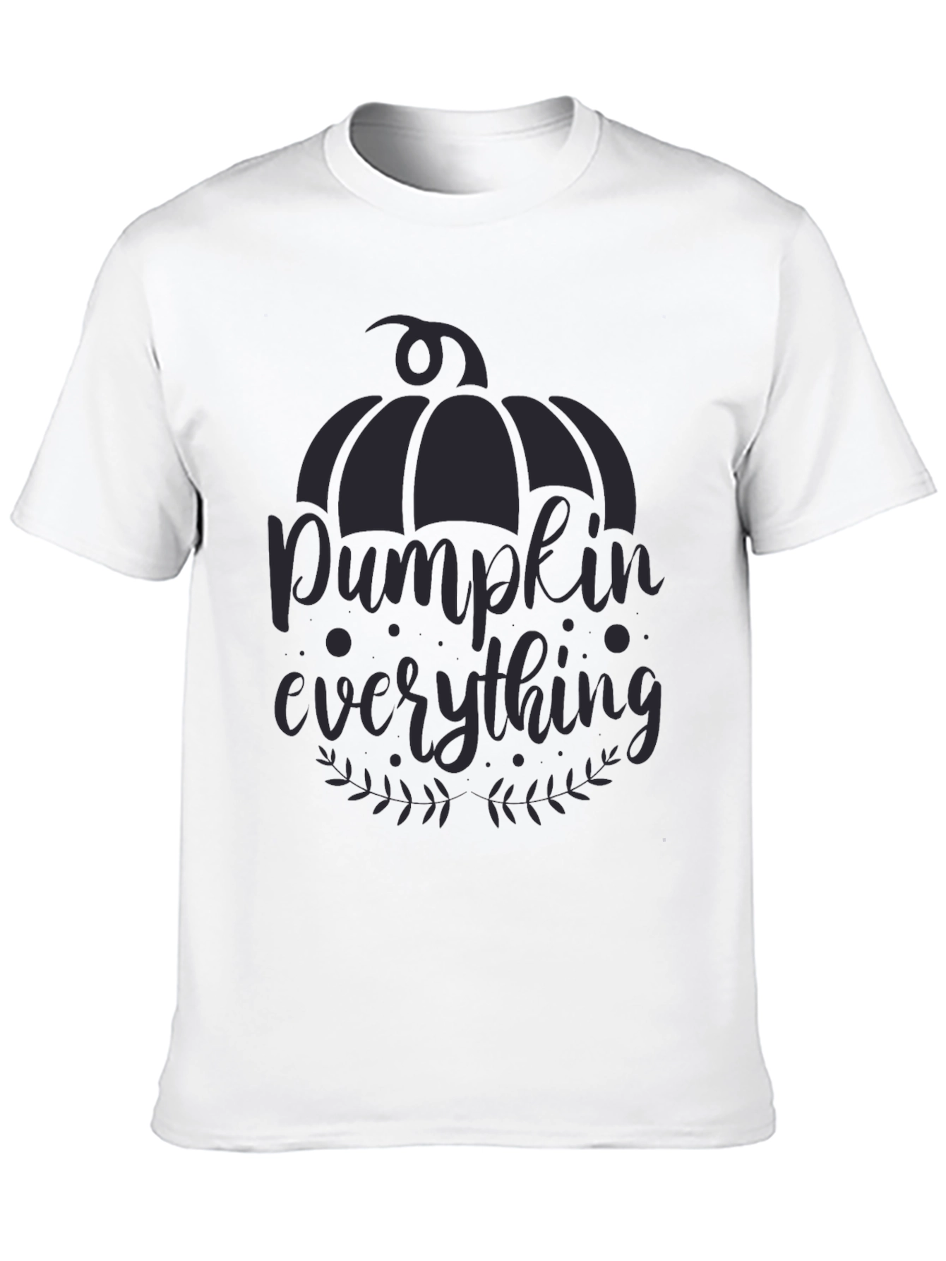Pumpkin Everything Black Graphic Tee