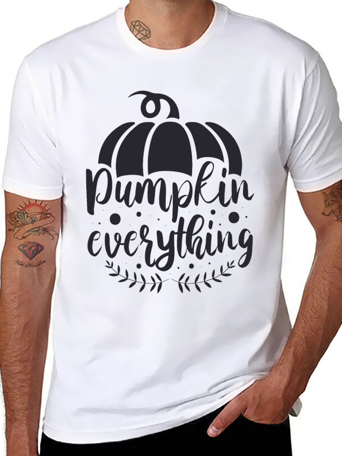 Pumpkin Everything Black Graphic Tee
