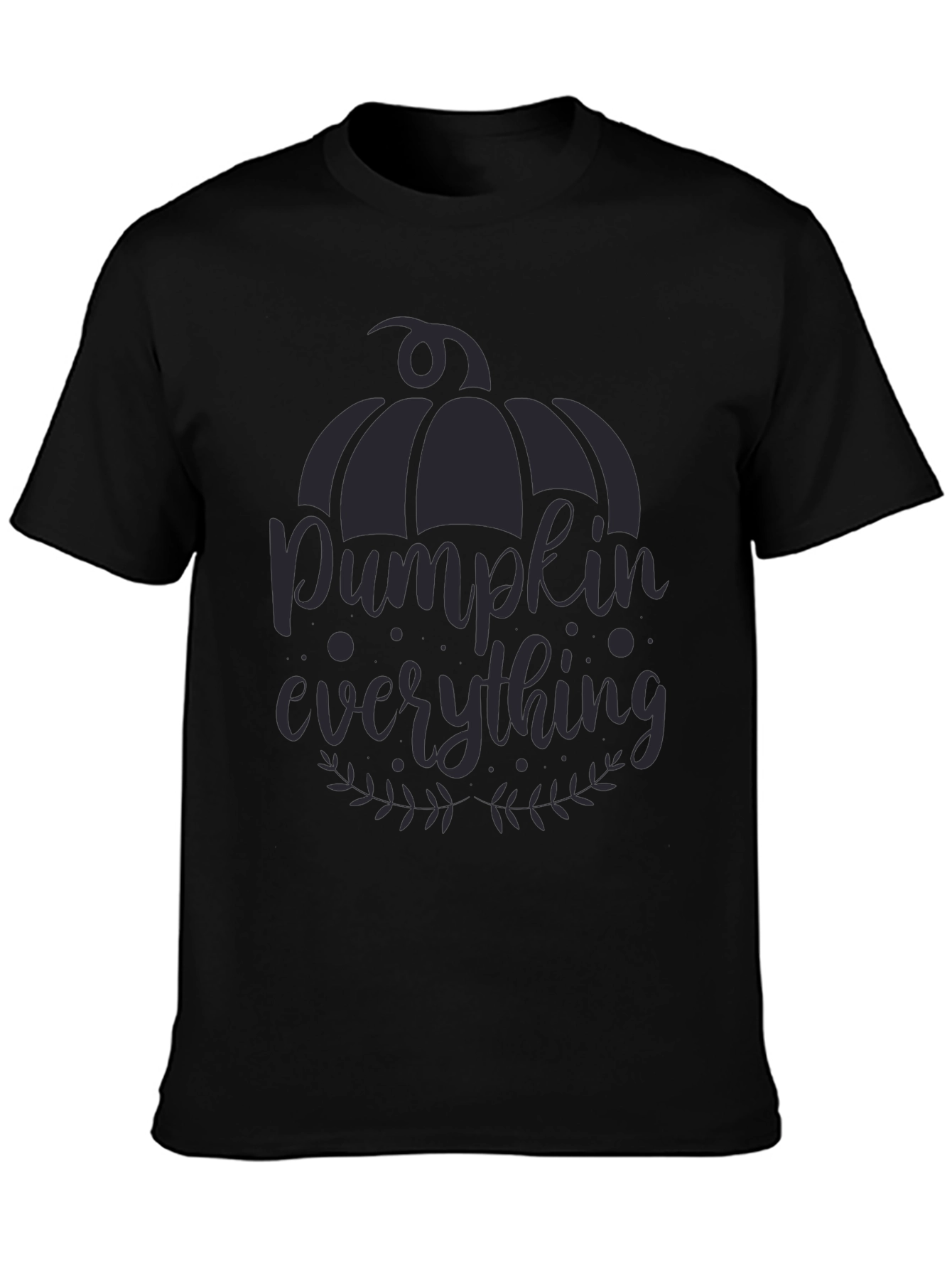 Pumpkin Everything Black Graphic Tee
