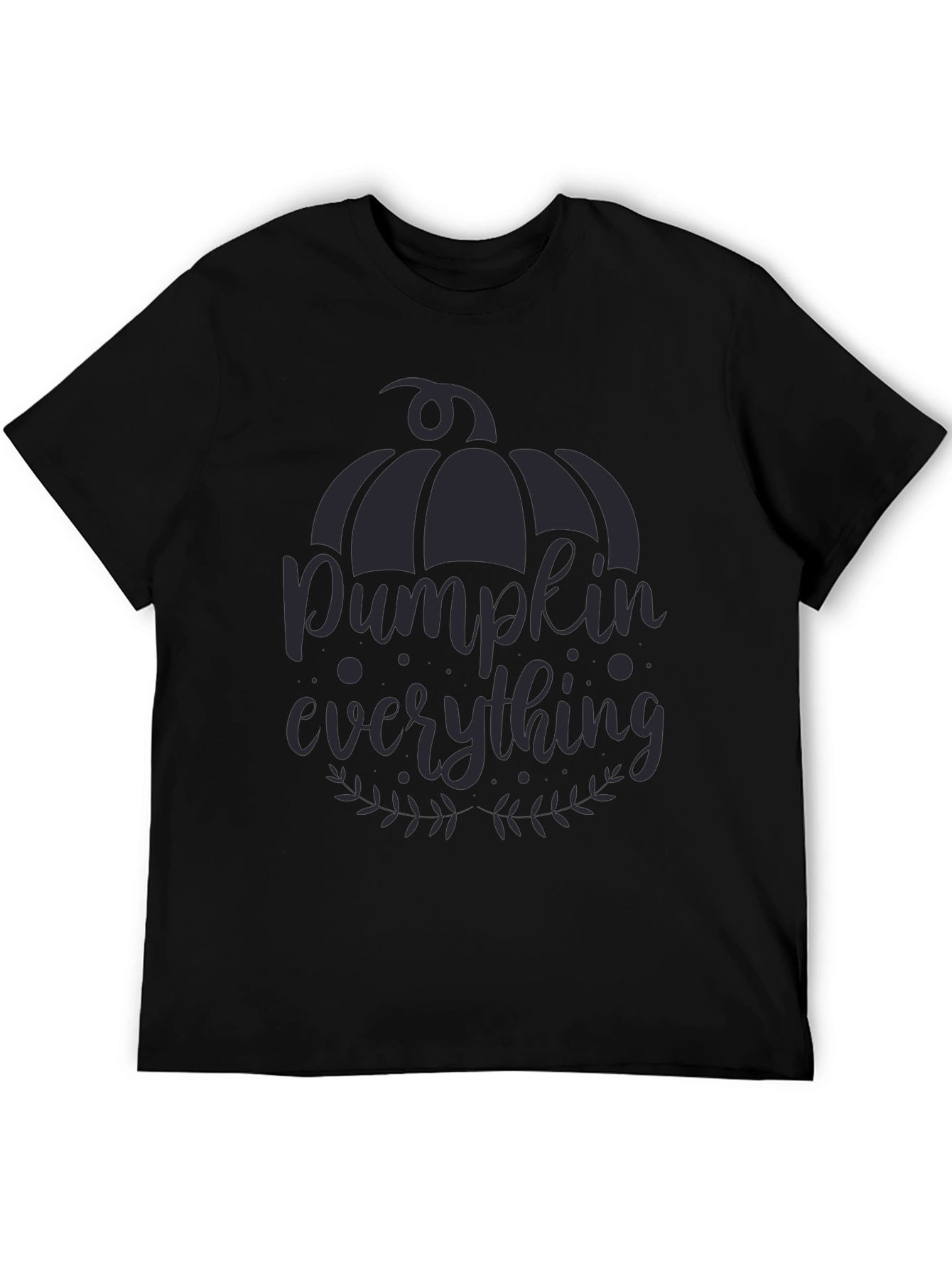 Pumpkin Everything Black Graphic Tee