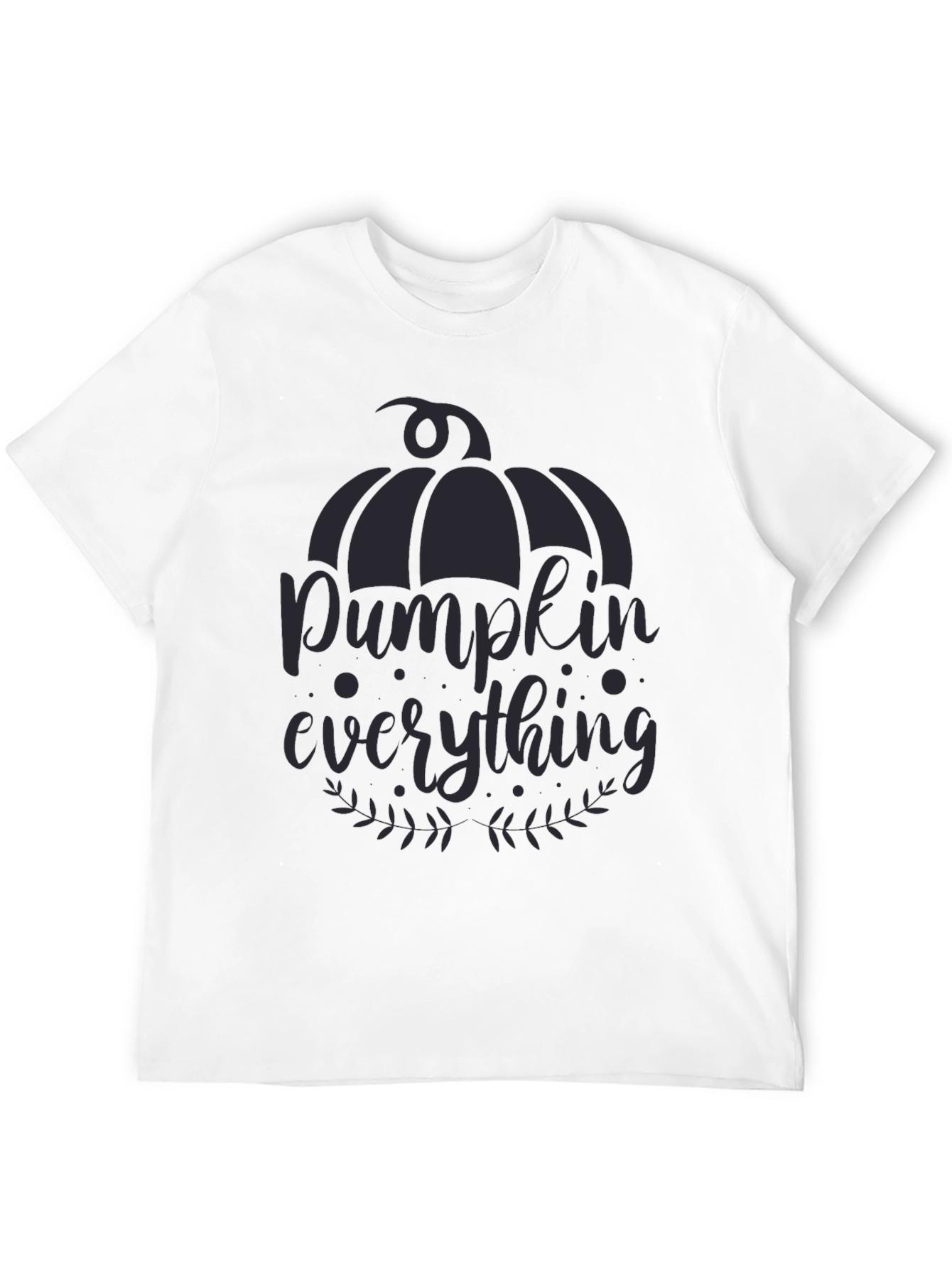 Pumpkin Everything Black Graphic Tee