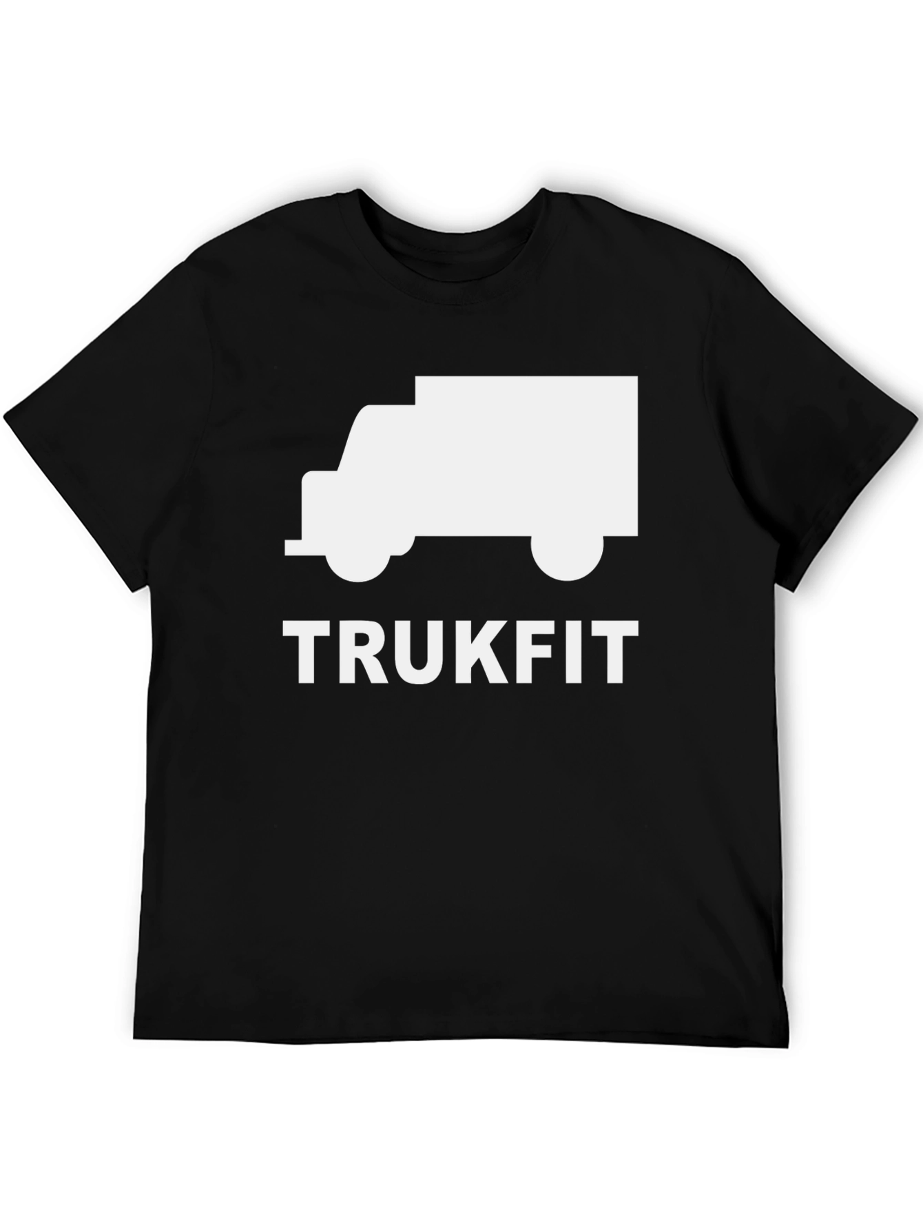 Trukfit Black Graphic Tee - Cool Truck Design