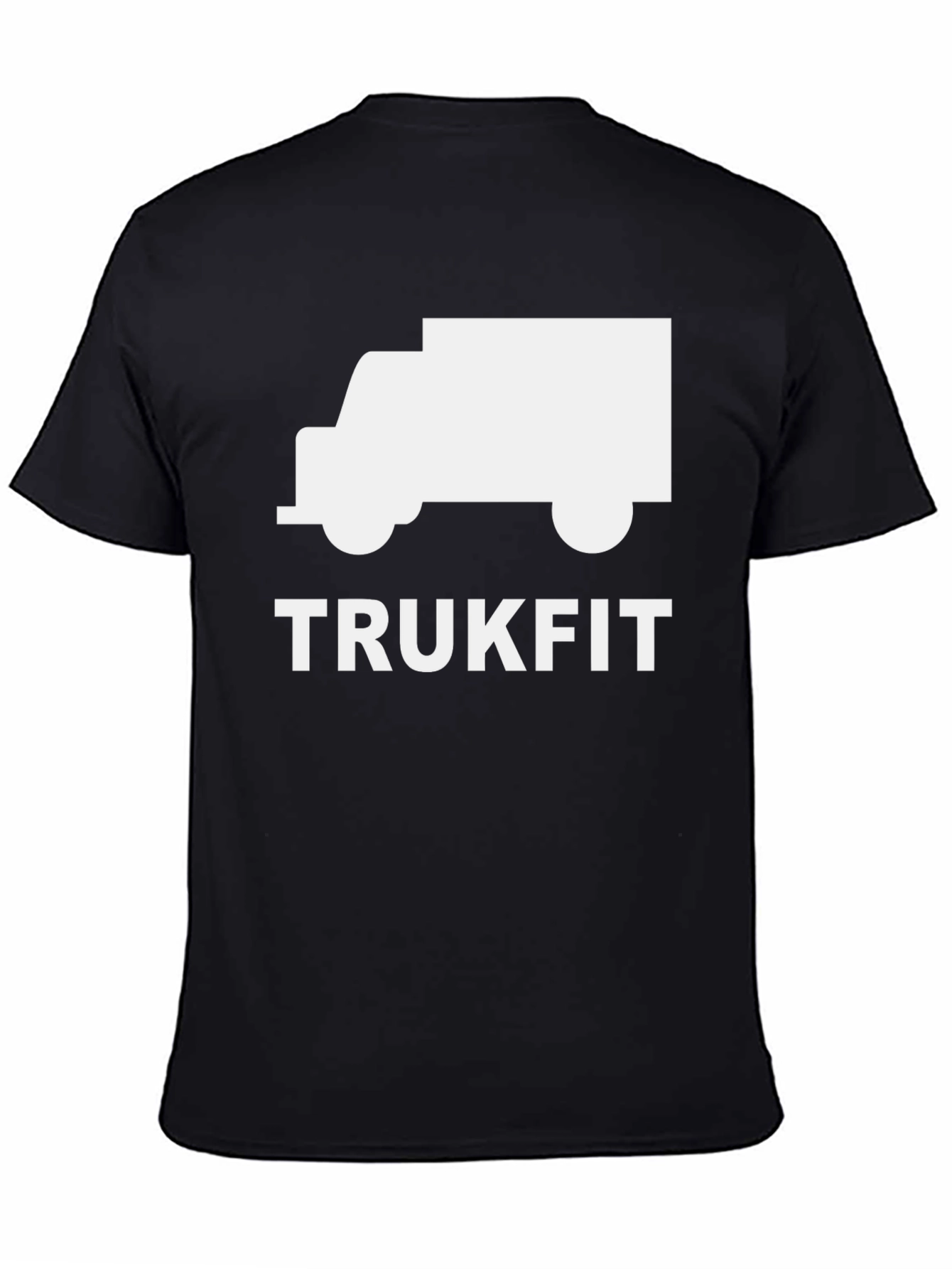 Trukfit Black Graphic Tee - Cool Truck Design