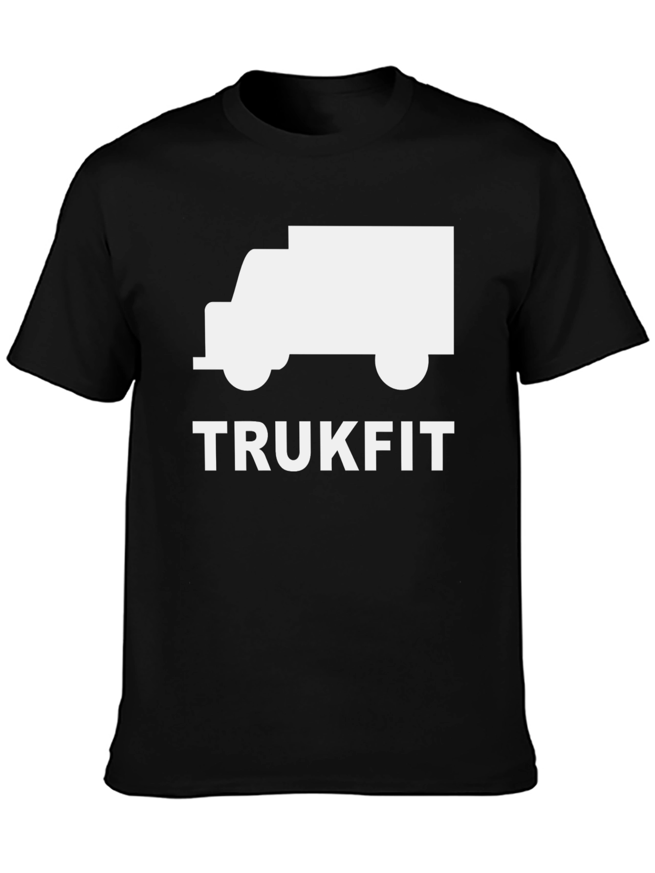 Trukfit Black Graphic Tee - Cool Truck Design
