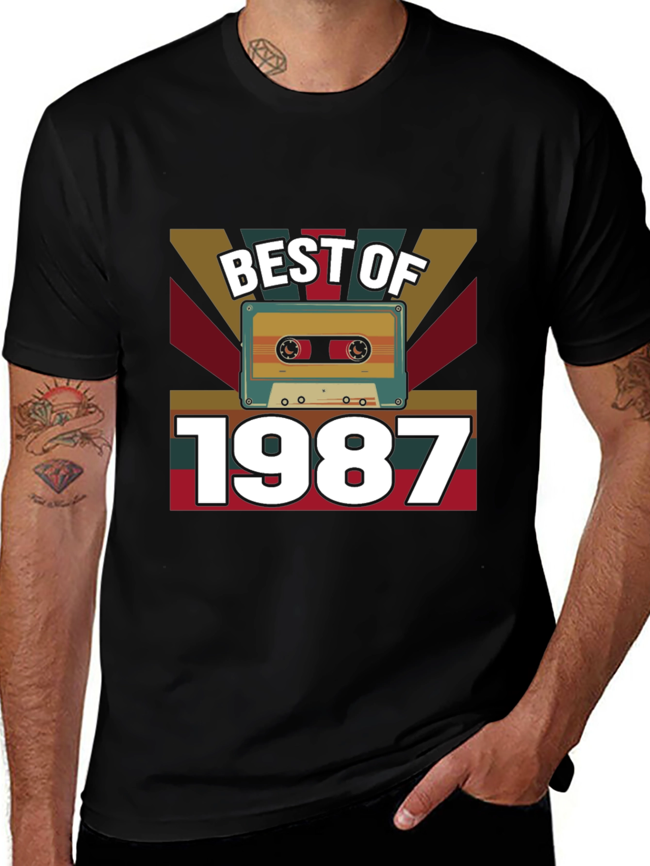 Best of 1987 Cassette Tape Graphic Tee