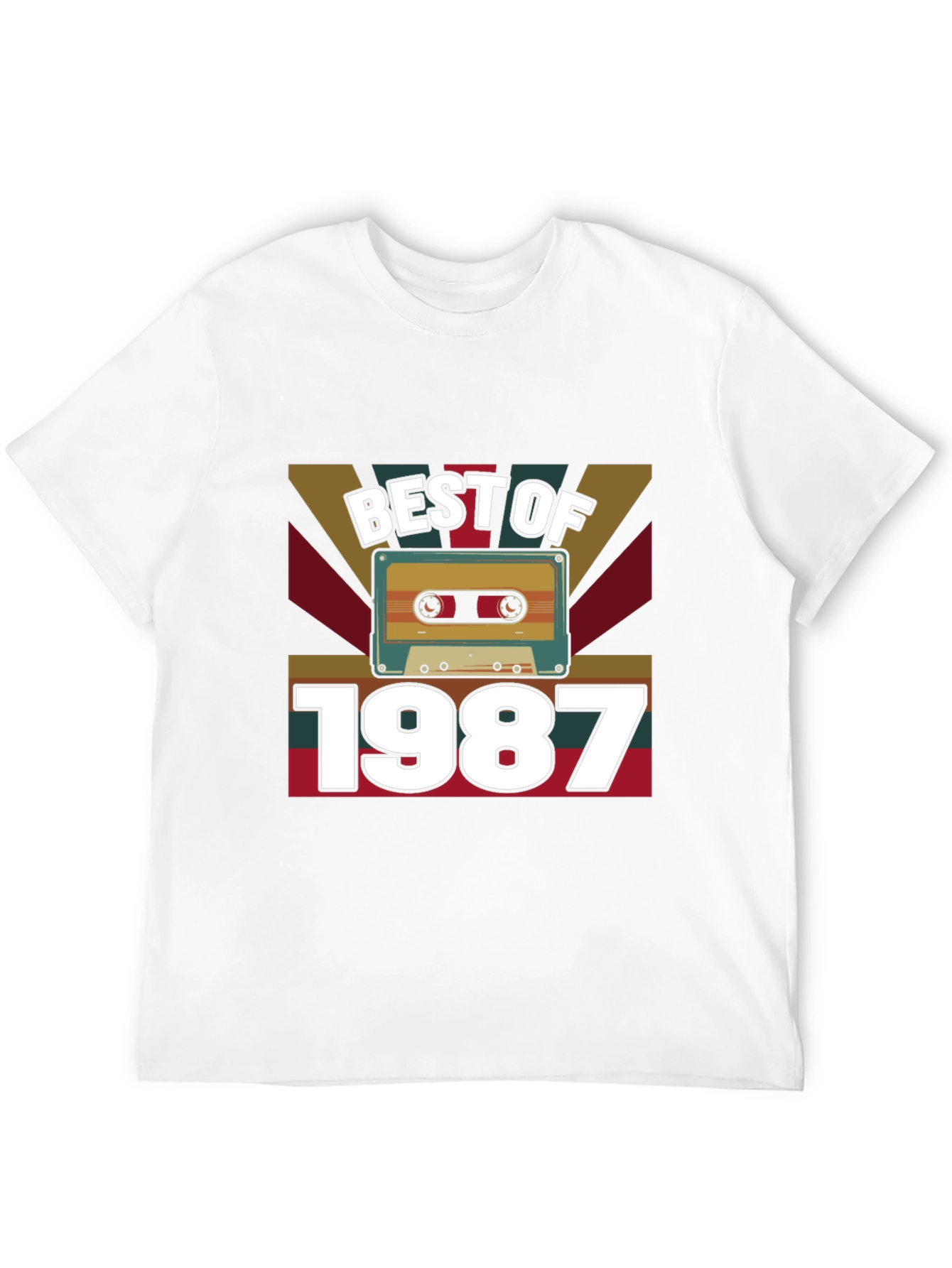 Best of 1987 Cassette Tape Graphic Tee