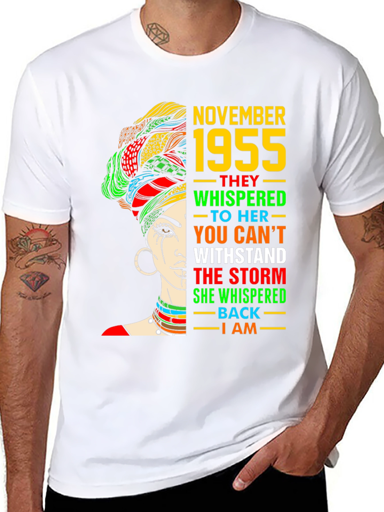 November 1955 Black Woman Empowerment T-Shirt