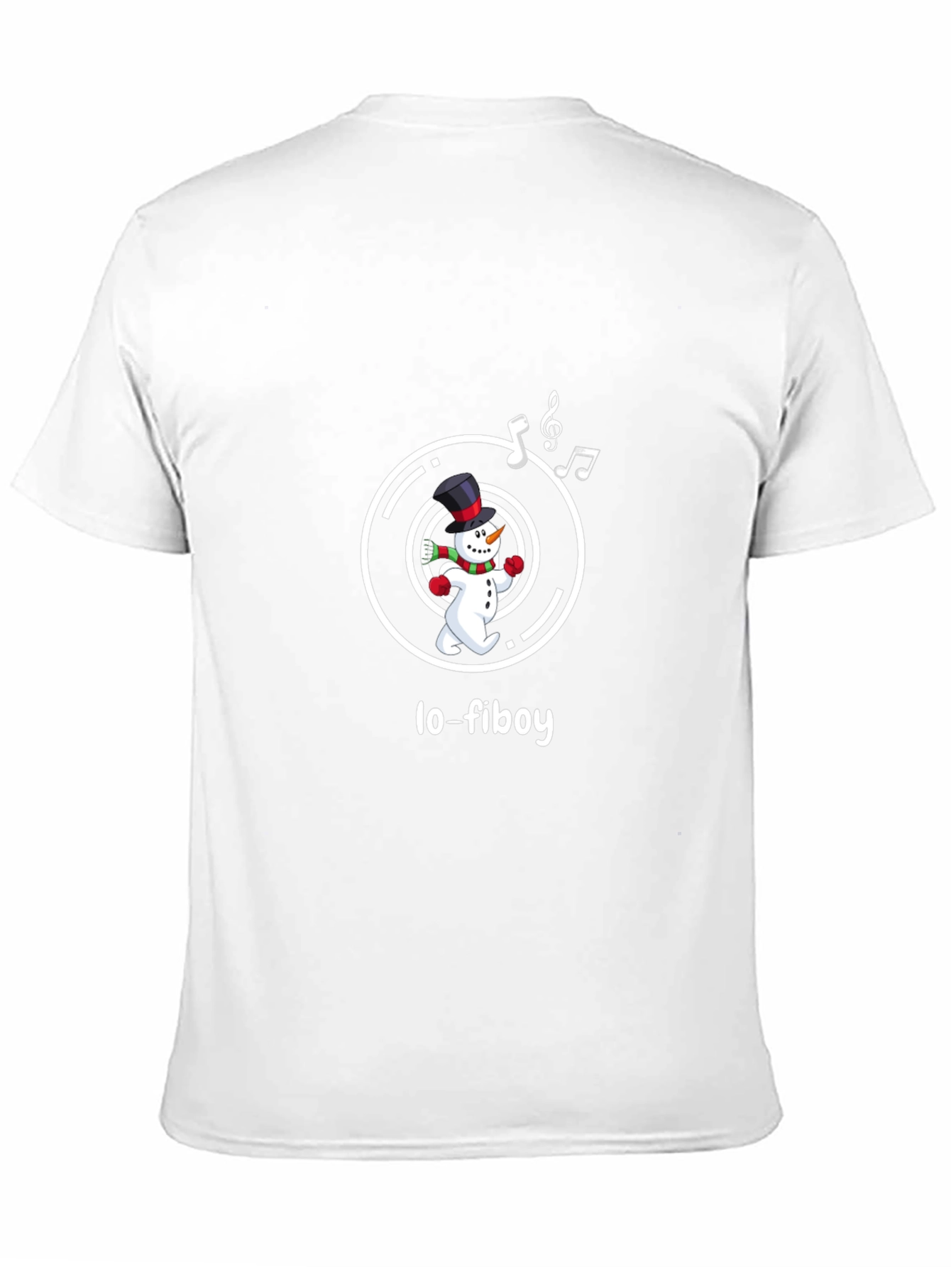Lo-Fiboy Snowman Black T-Shirt