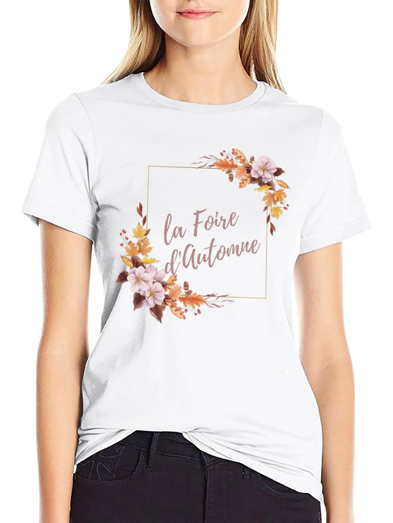 Autumn Fair T-Shirt - Floral Design