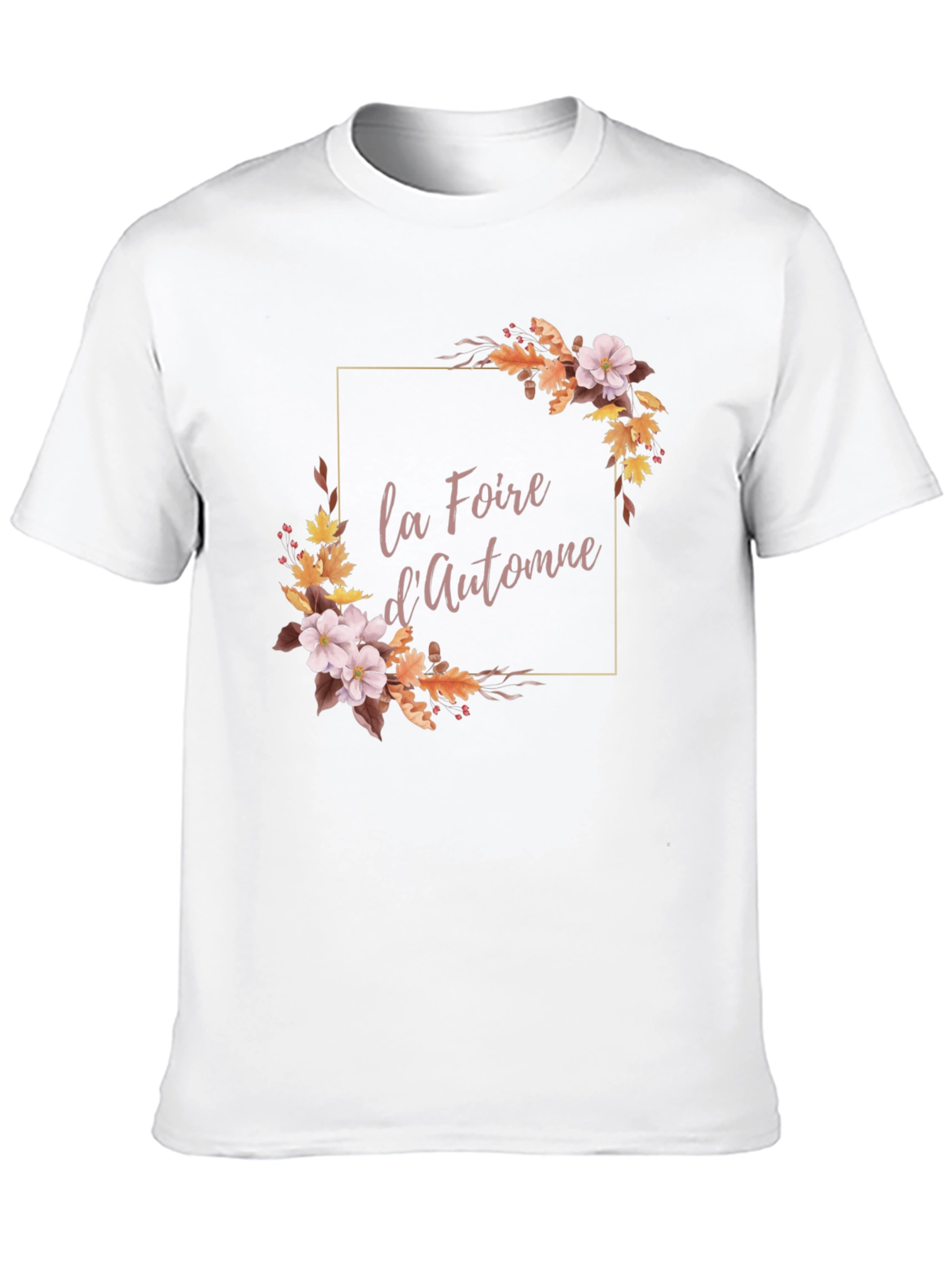 Autumn Fair T-Shirt - Floral Design