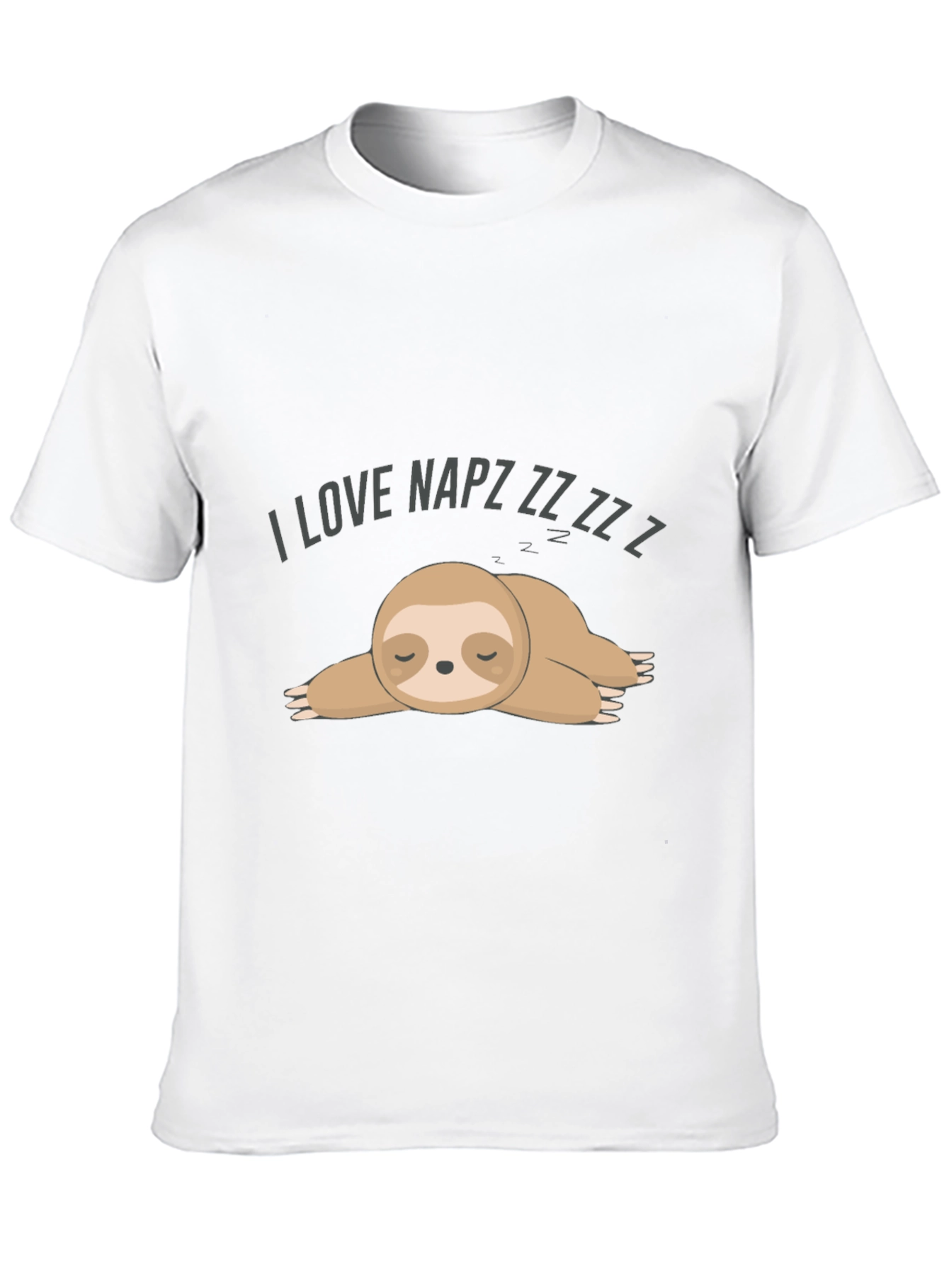 I Love Napz Sloth Graphic Tee