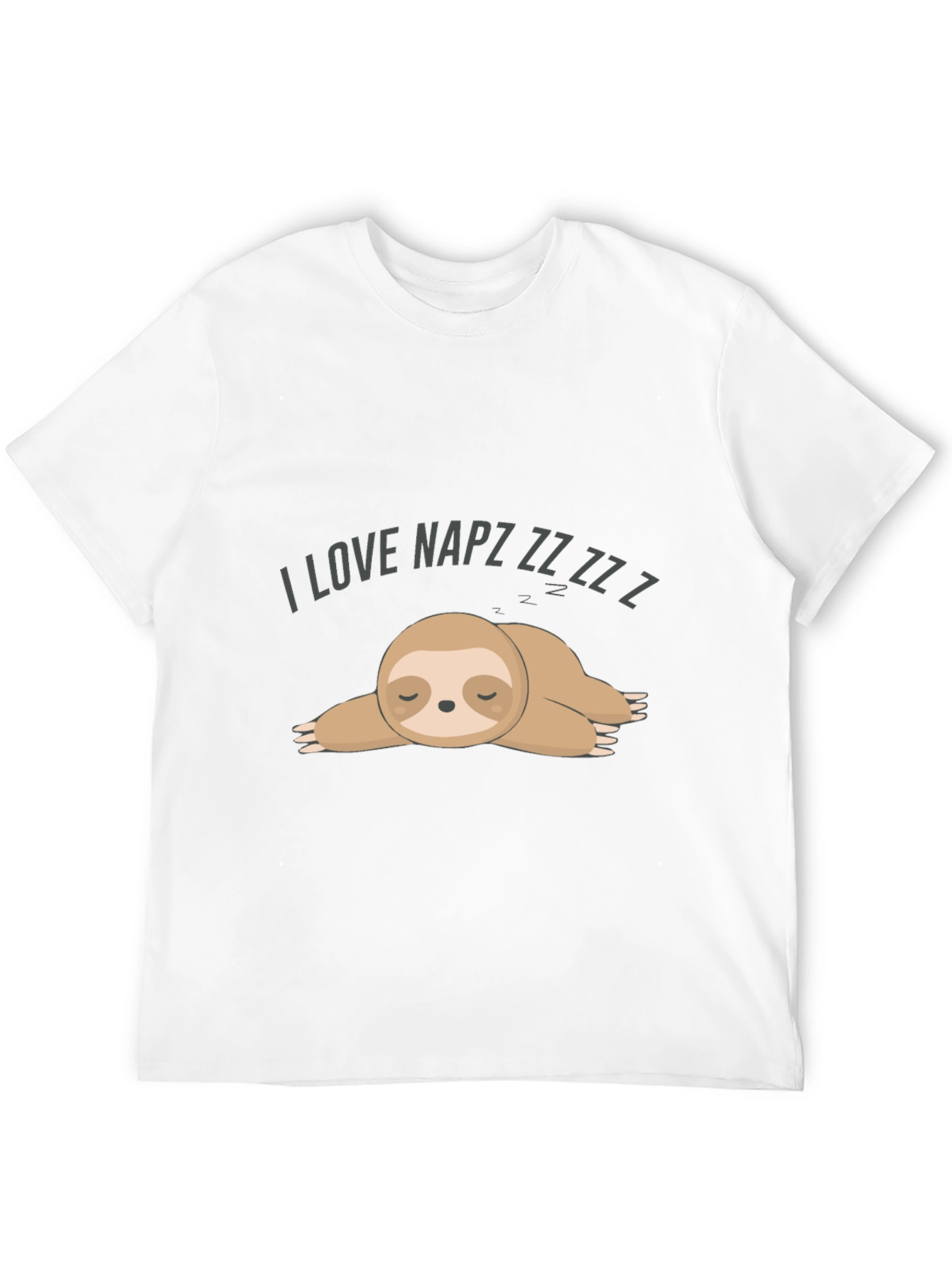 I Love Napz Sloth Graphic Tee