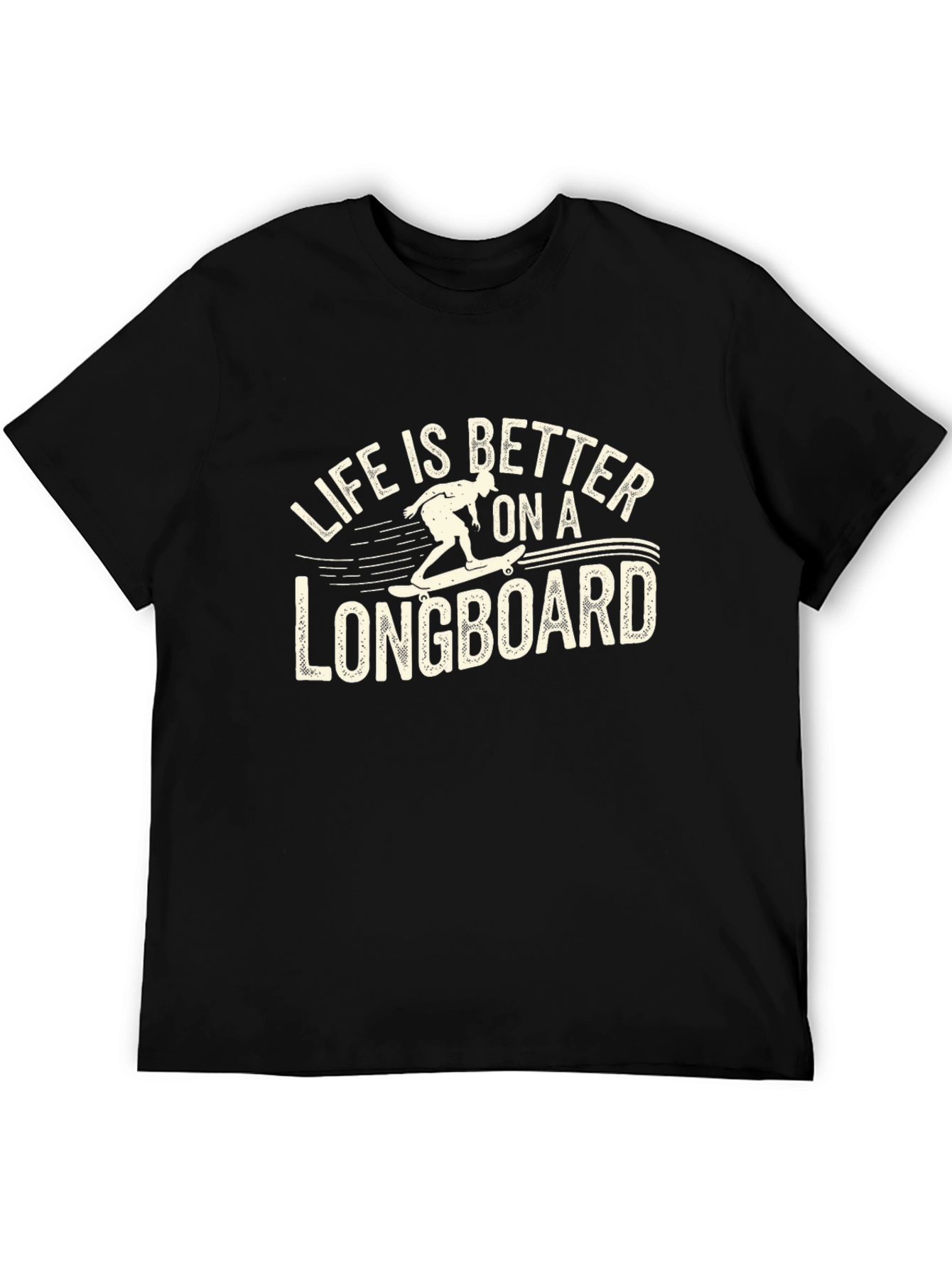 Life is Better on a Longboard Graphic T-Shirt