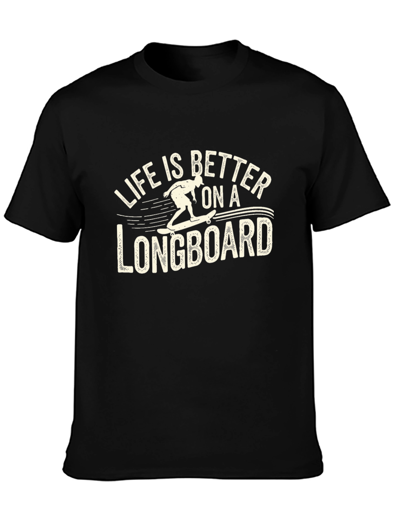 Life is Better on a Longboard Graphic T-Shirt