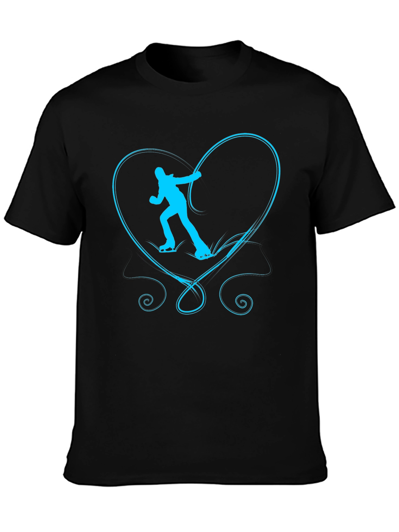 Skating Heart Graphic Tee - Unisex