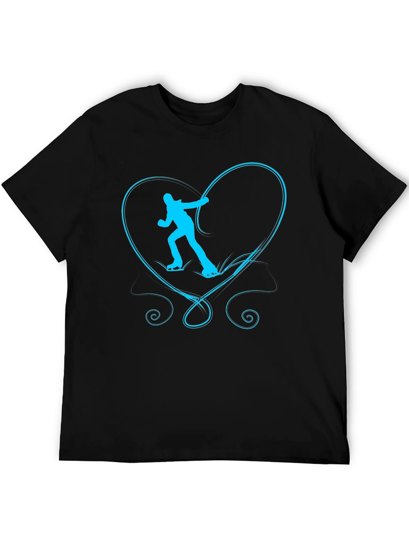 Skating Heart Graphic Tee - Unisex