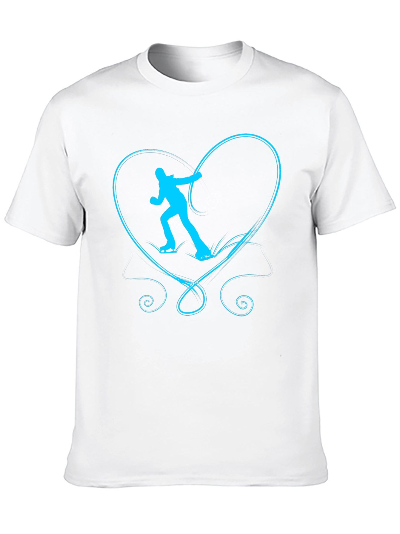 Skating Heart Graphic Tee - Unisex