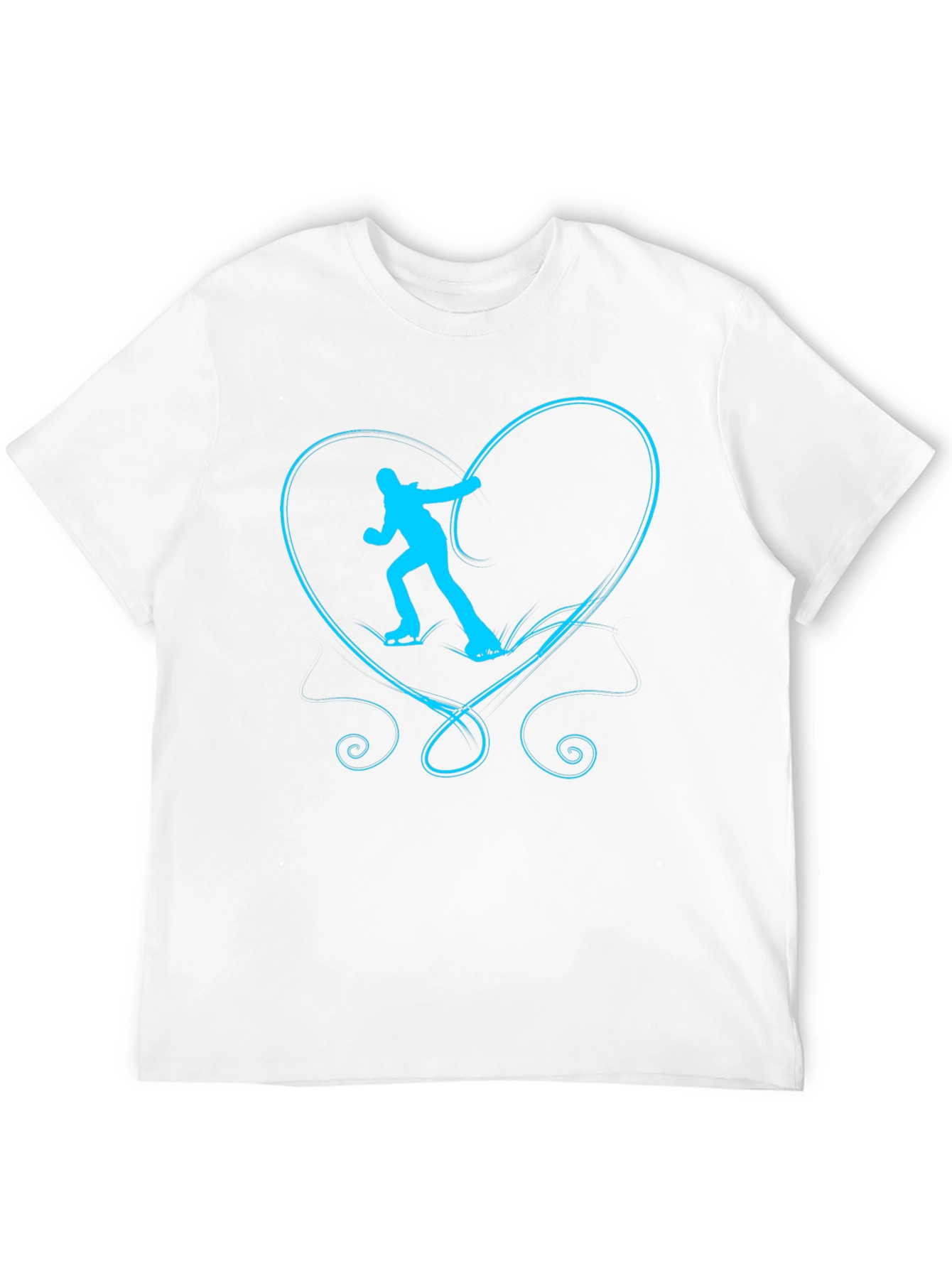 Skating Heart Graphic Tee - Unisex
