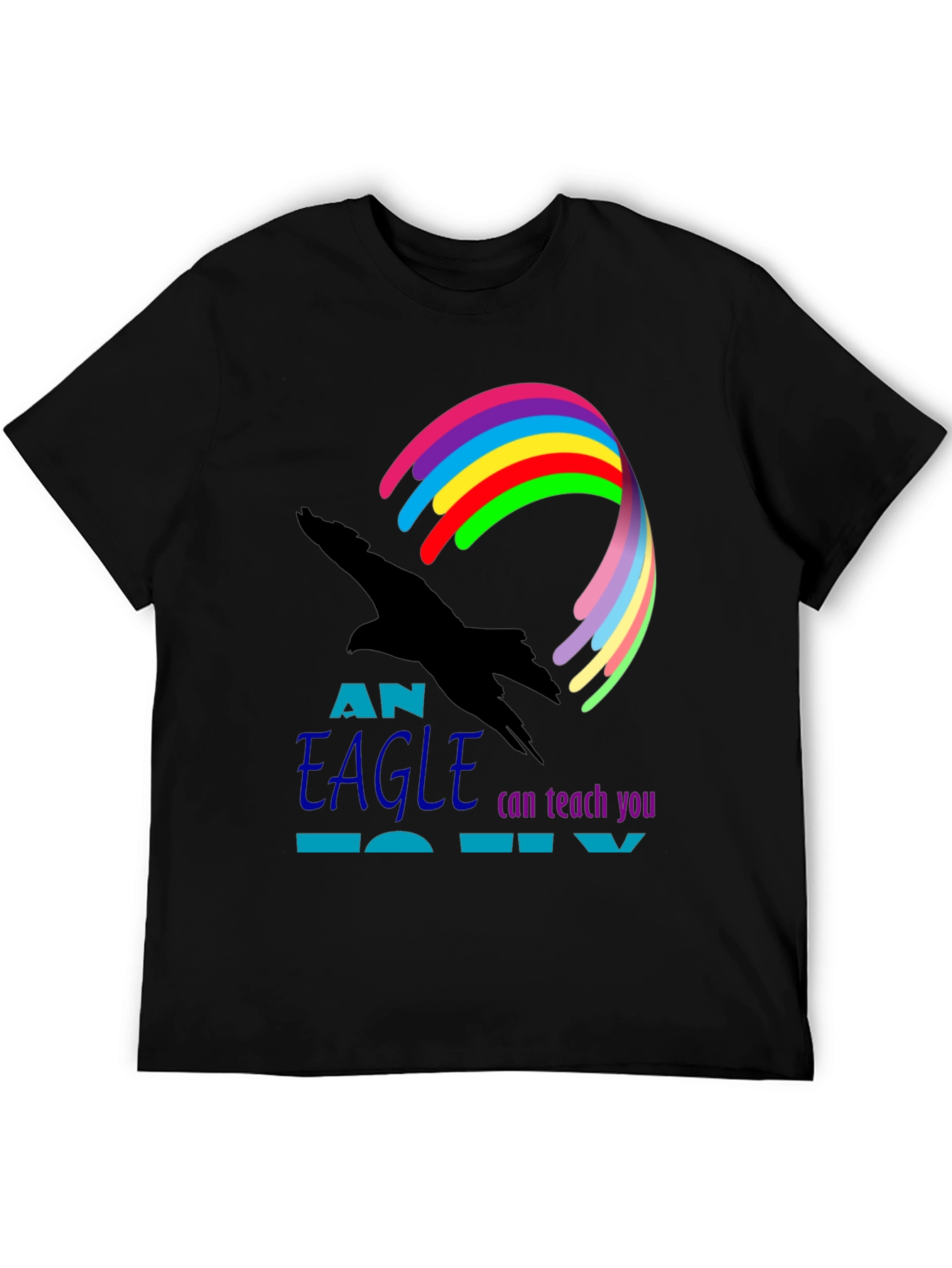 Eagle Teach You To Fly Graphic Tee