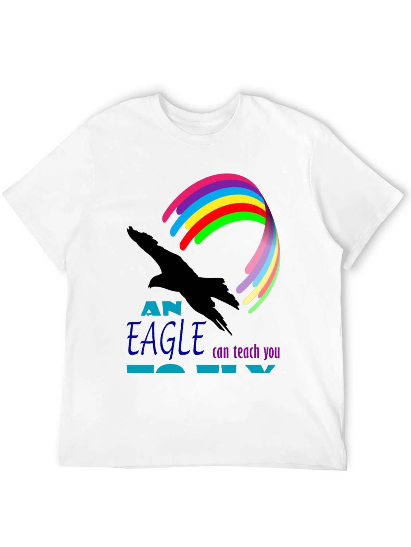 Eagle Teach You To Fly Graphic Tee