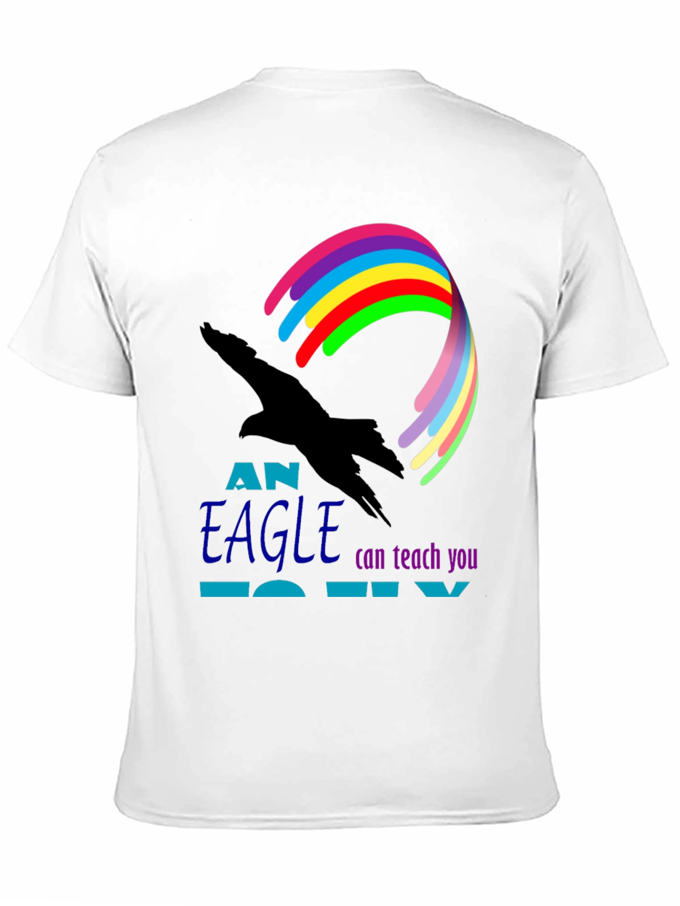 Eagle Teach You To Fly Graphic Tee
