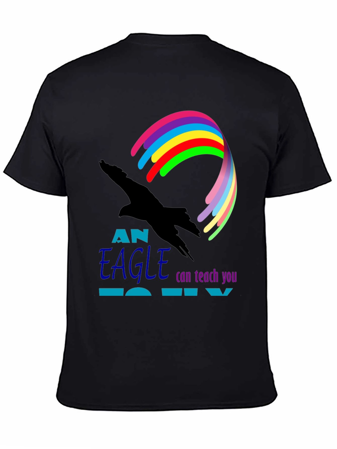 Eagle Teach You To Fly Graphic Tee
