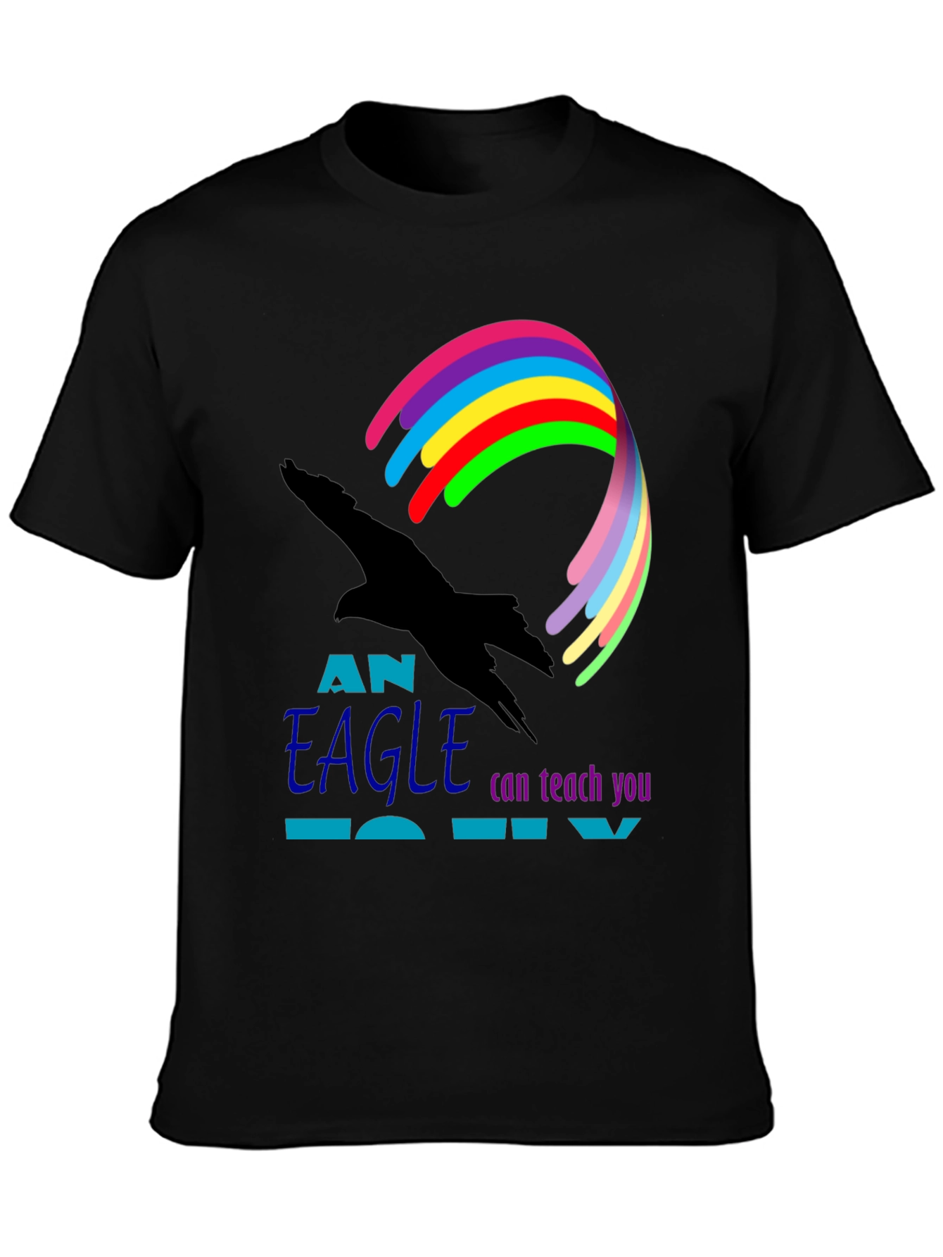 Eagle Teach You To Fly Graphic Tee