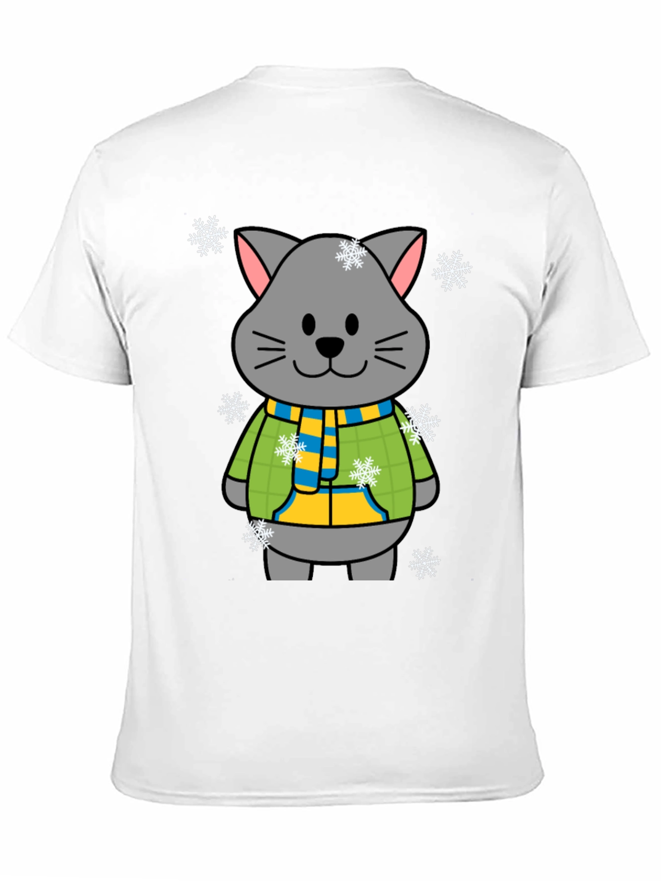 Cute Winter Cat T-Shirt