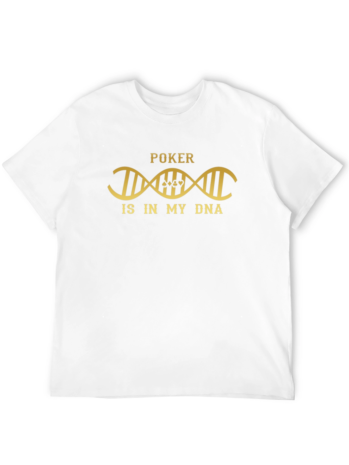 Poker DNA T-Shirt - Lucky Card Player Tee
