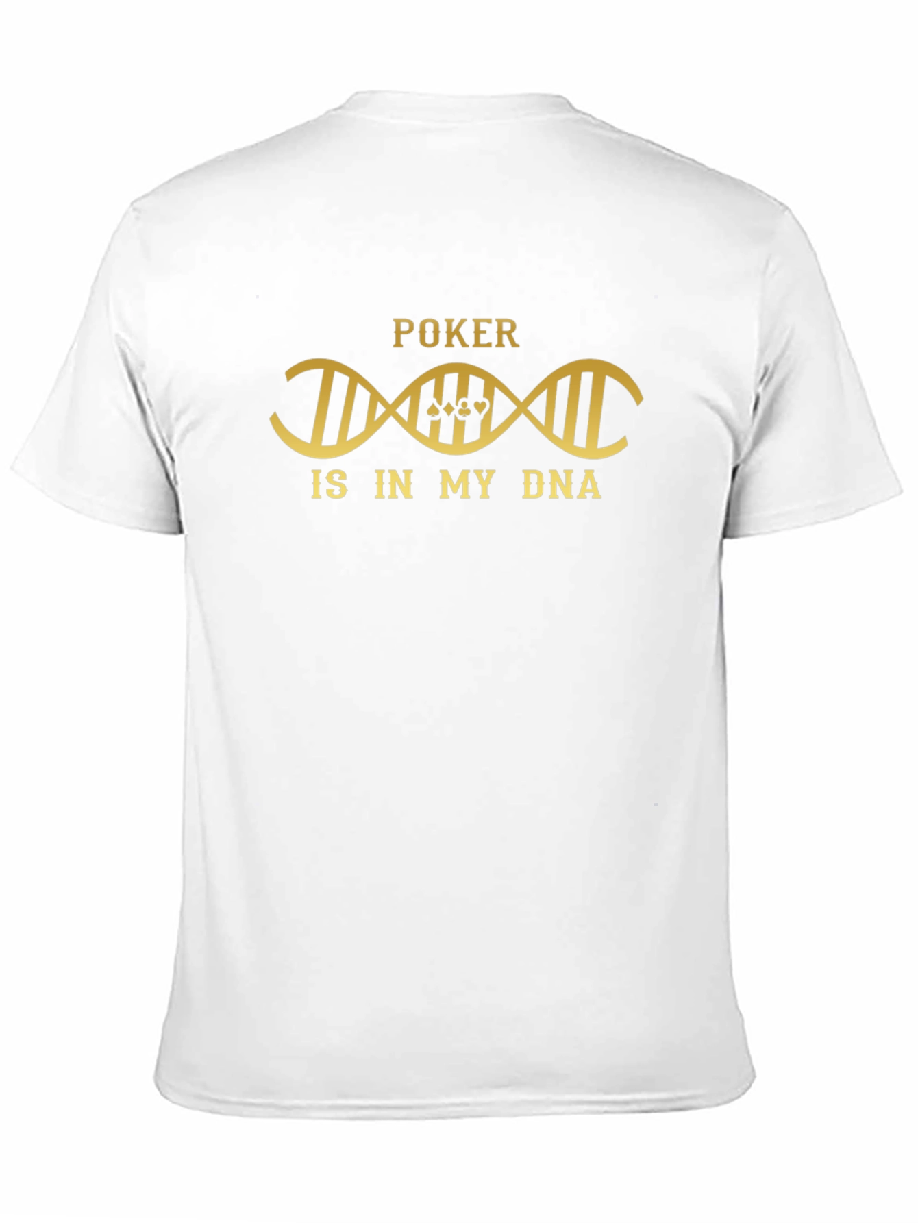 Poker DNA T-Shirt - Lucky Card Player Tee