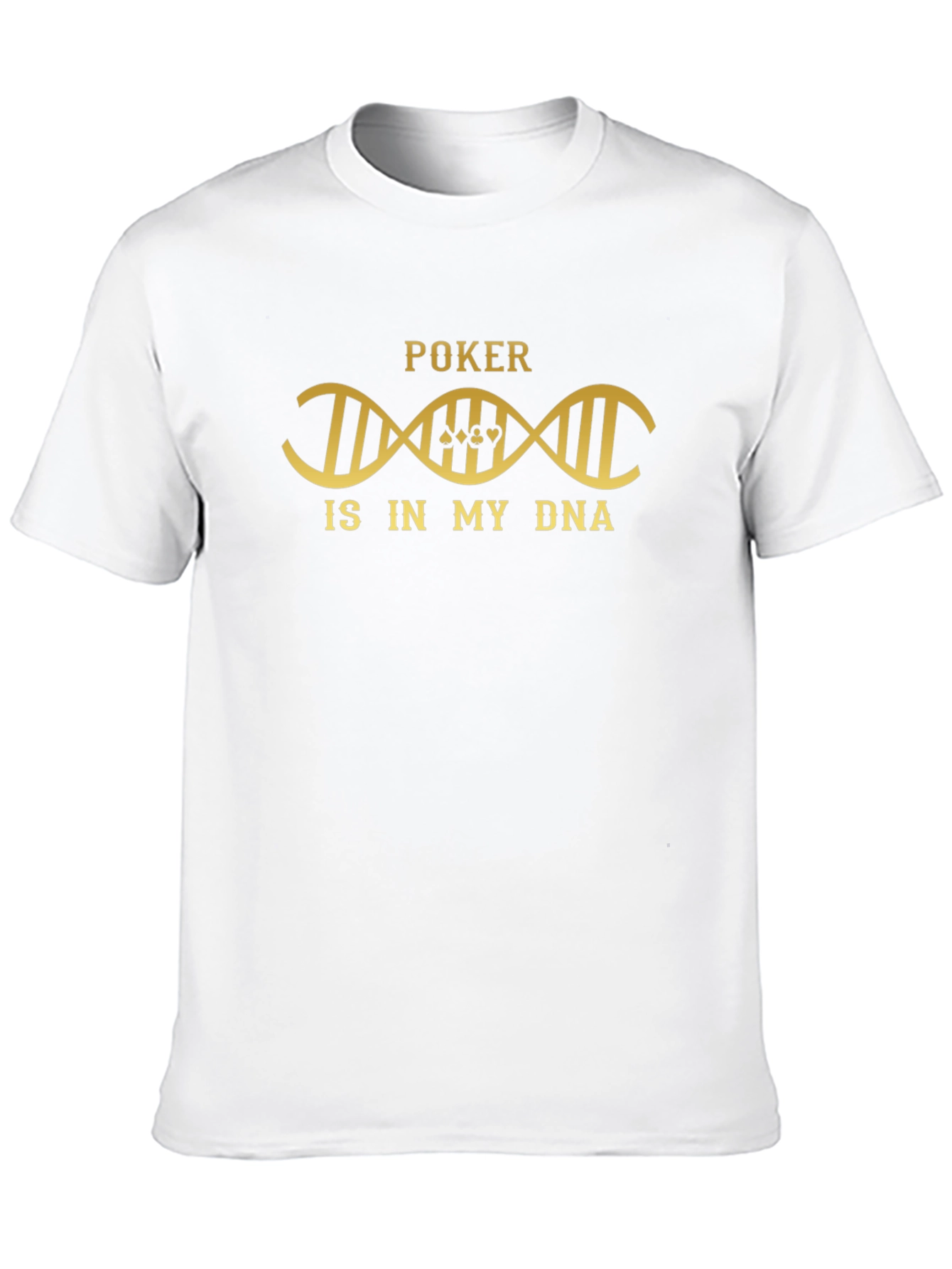 Poker DNA T-Shirt - Lucky Card Player Tee