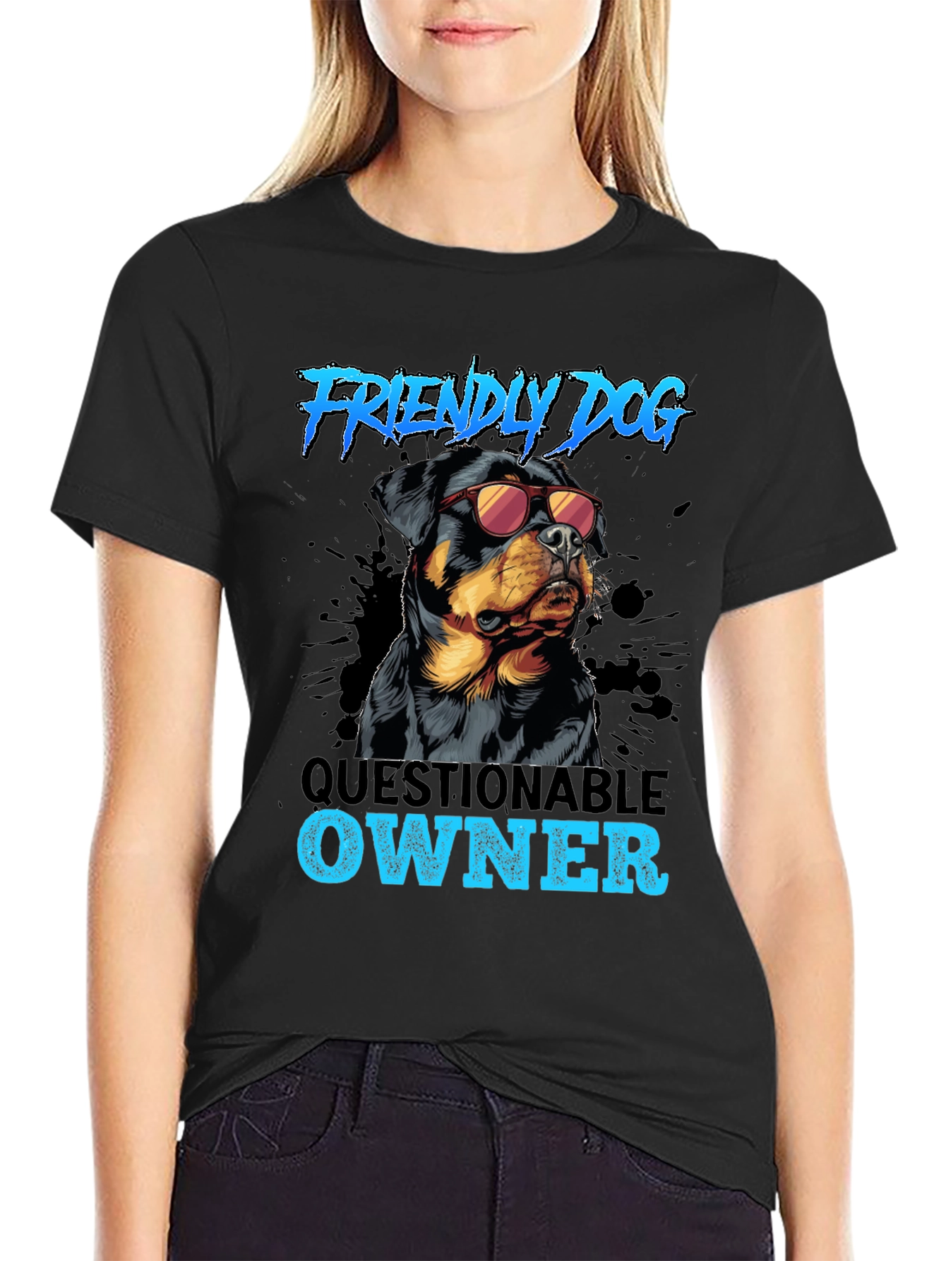 Friendly Dog Questionable Owner T-Shirt